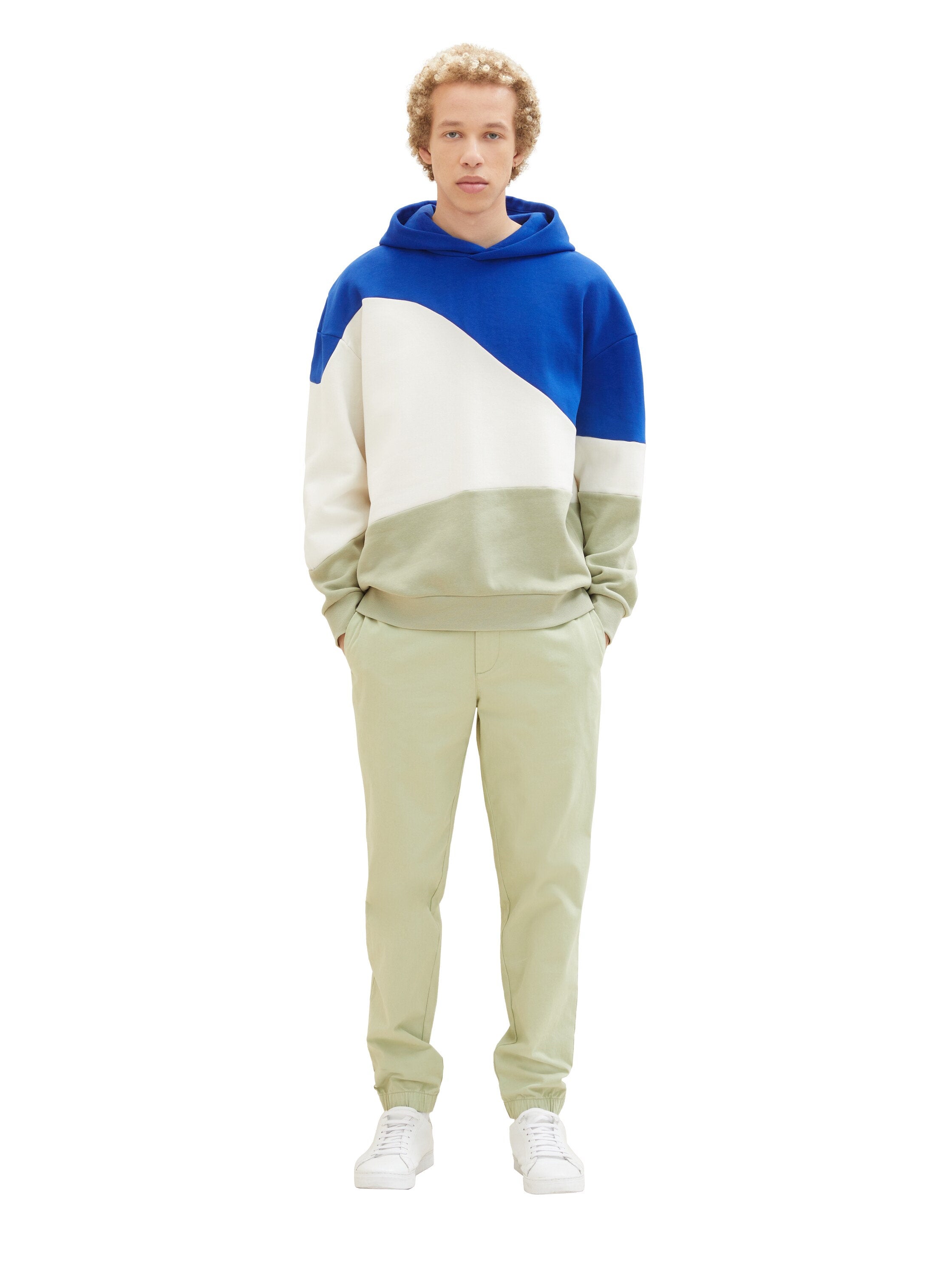 Relaxed Colorblock Hoodie_1037604_14531_03