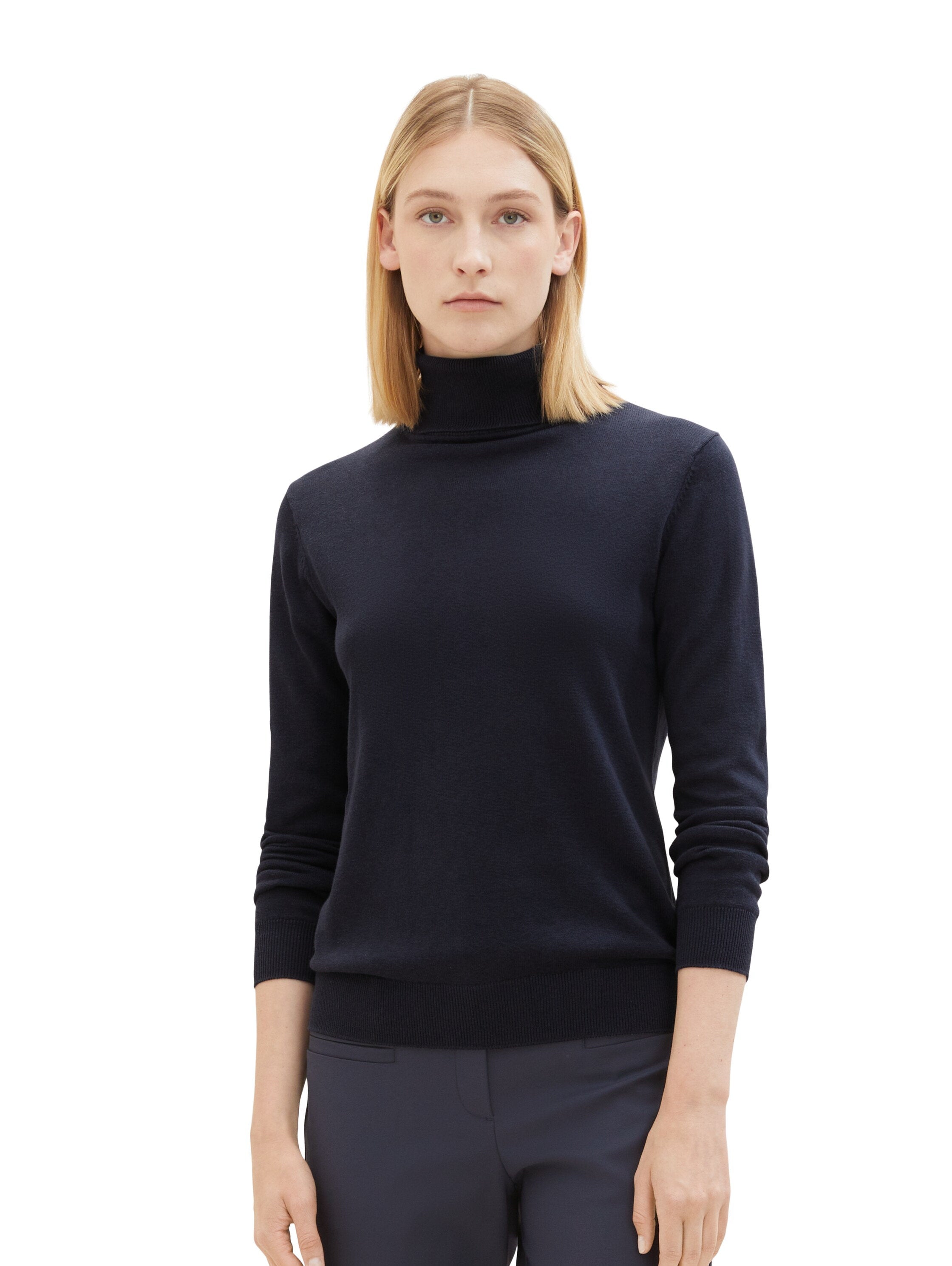 Knit Basic Turtleneck_1037746_10668_07