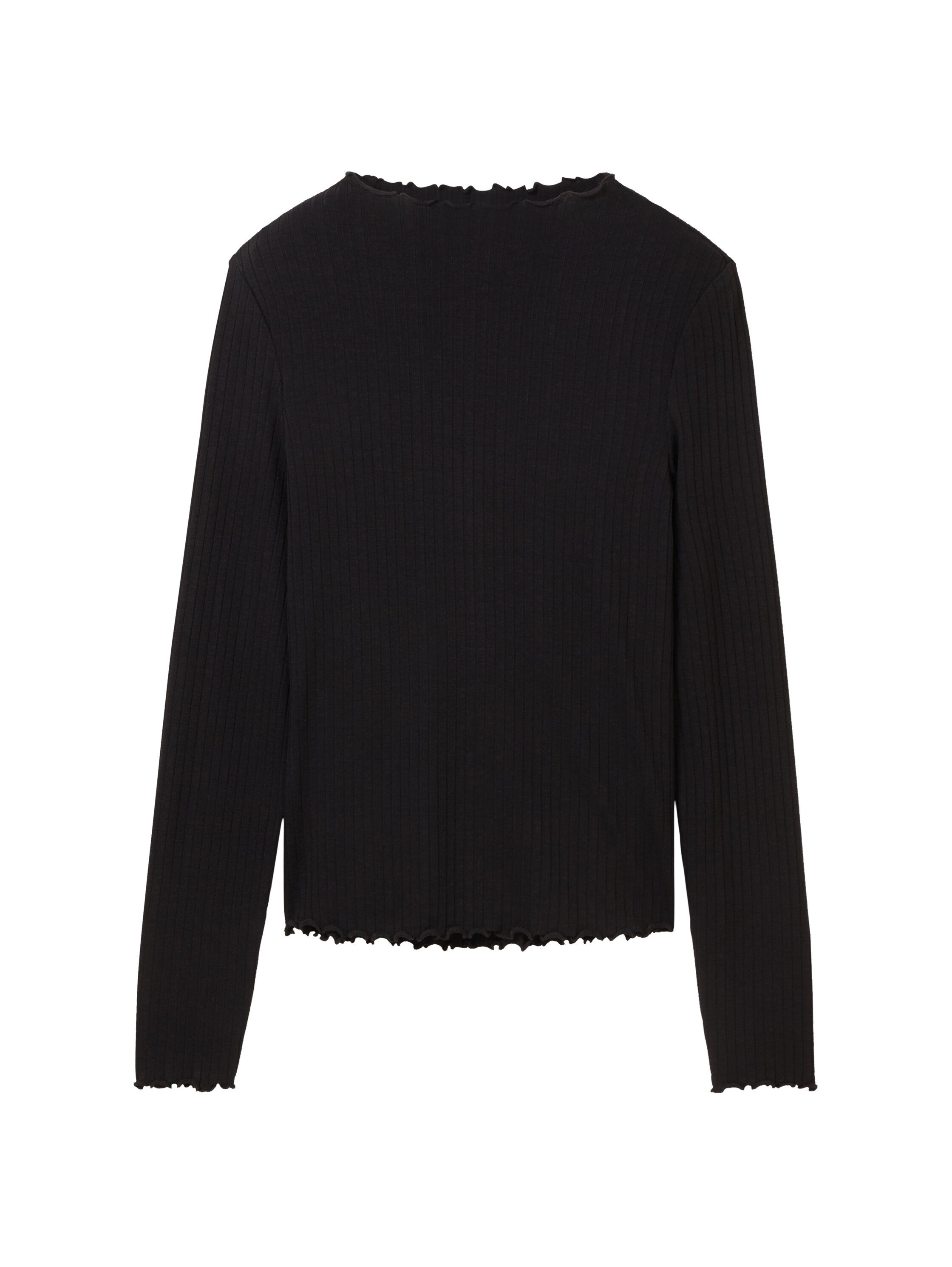 Long Sleeve Ribbed Top_1038368_14482_01