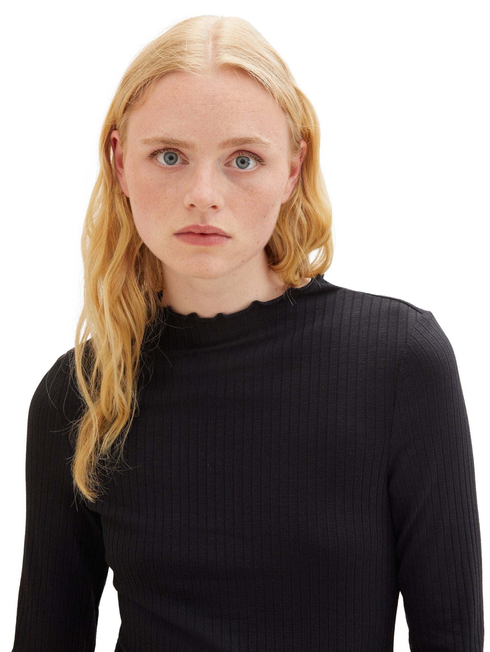 Long Sleeve Ribbed Top_1038368_14482_03