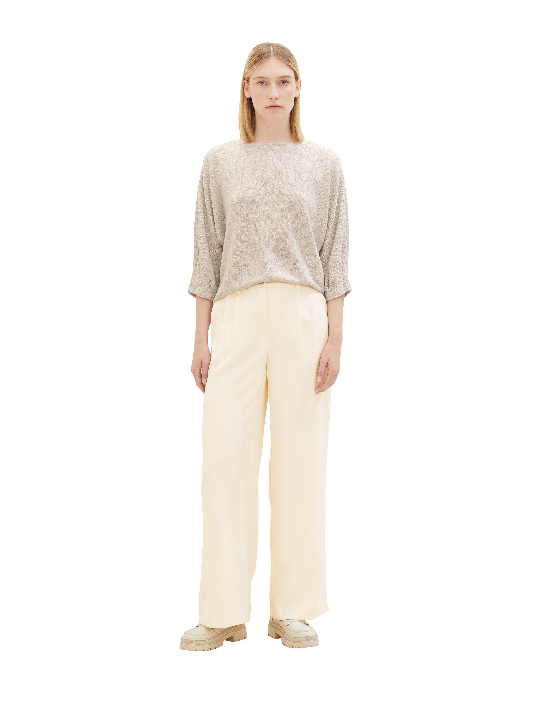 Blouse With 3/4 Sleeve_1038725_16339_06