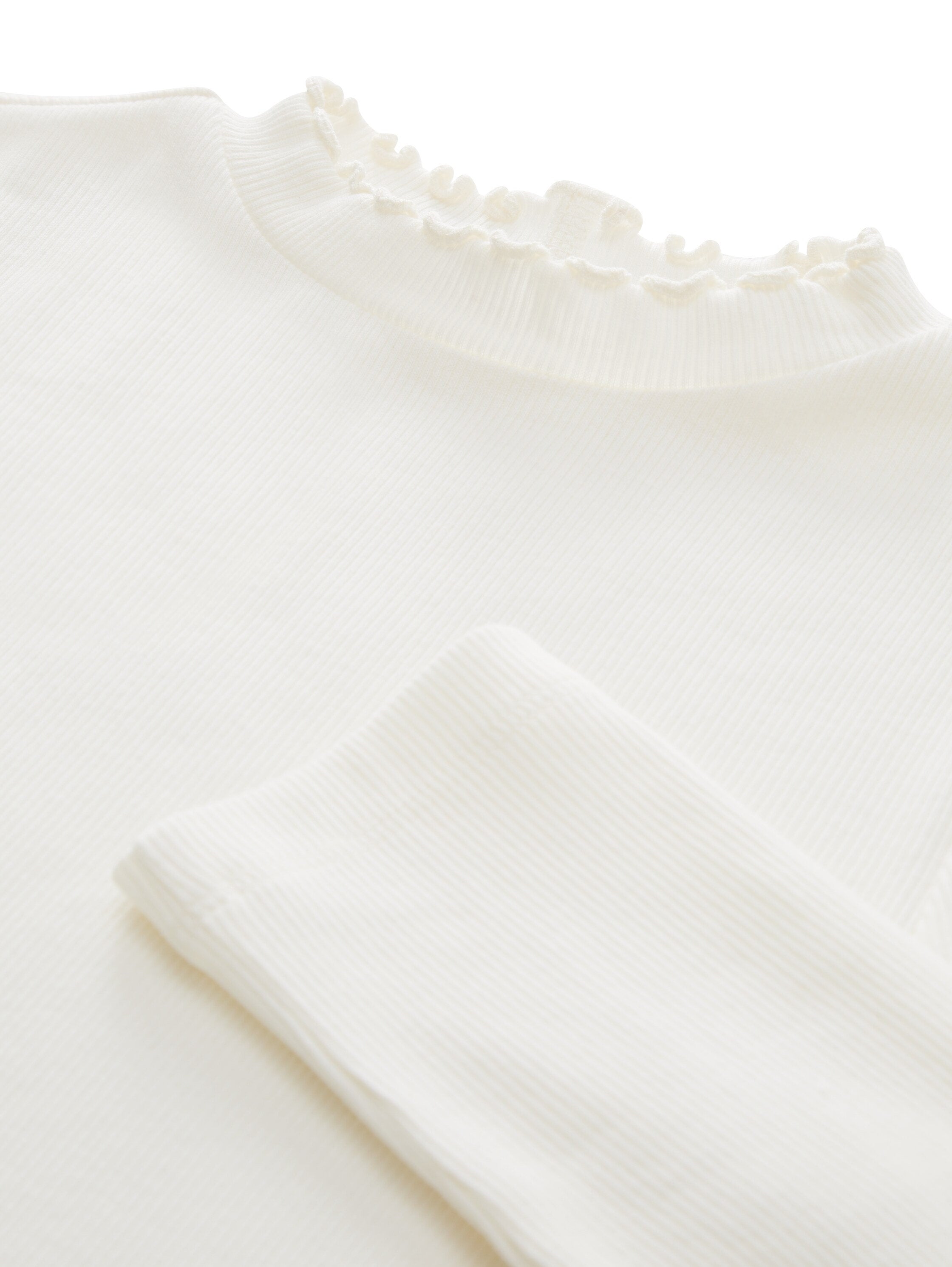 Cropped Rib Longsleeve T-Shirt_1039387_12906_03