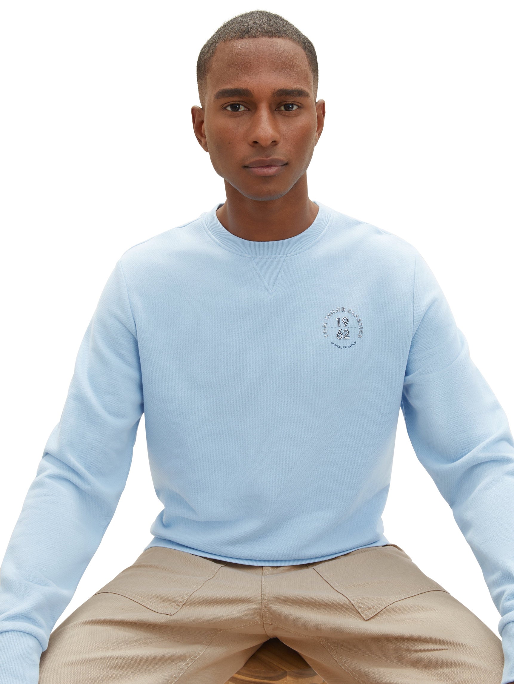 Crew Neck Sweatshirt With Side Logo_1040047_32245_02