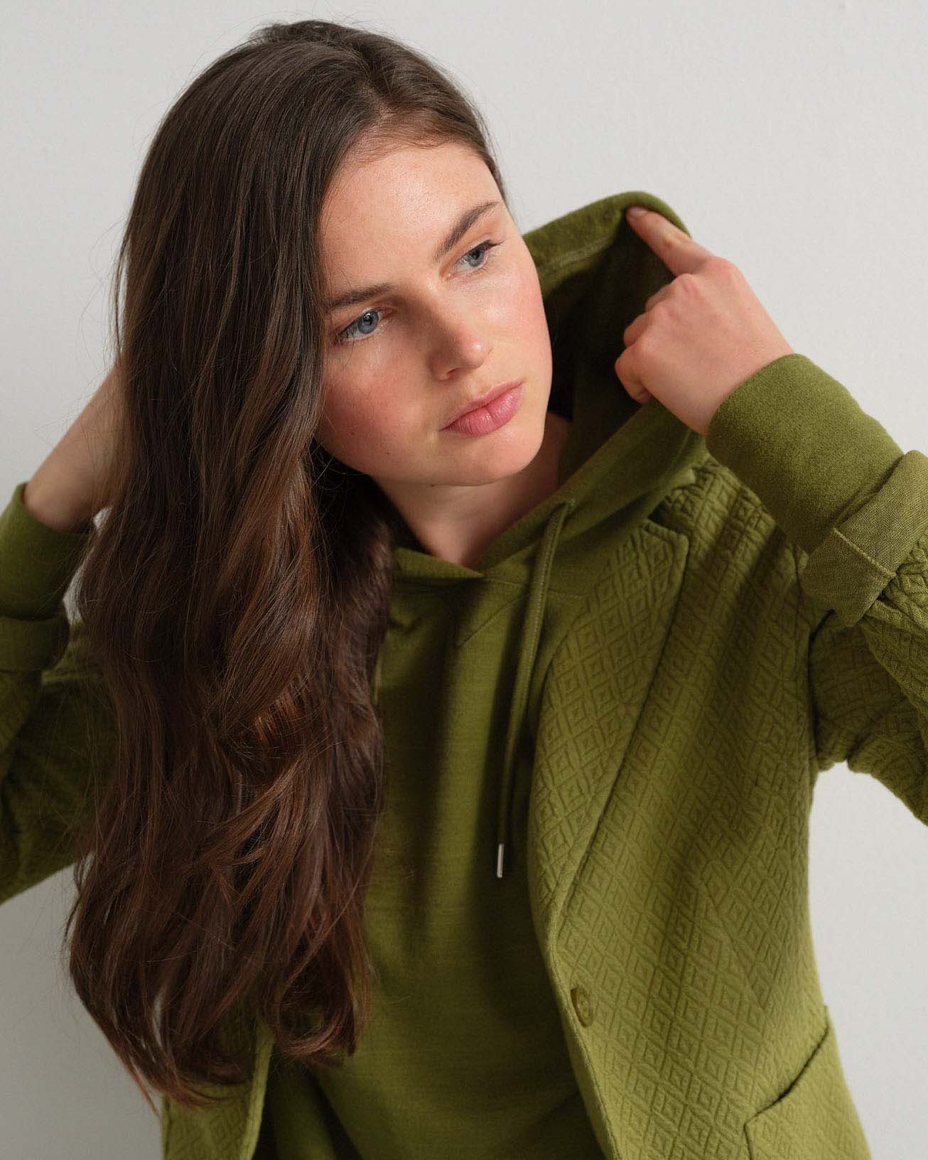 Green Oversize Hoodie More & More