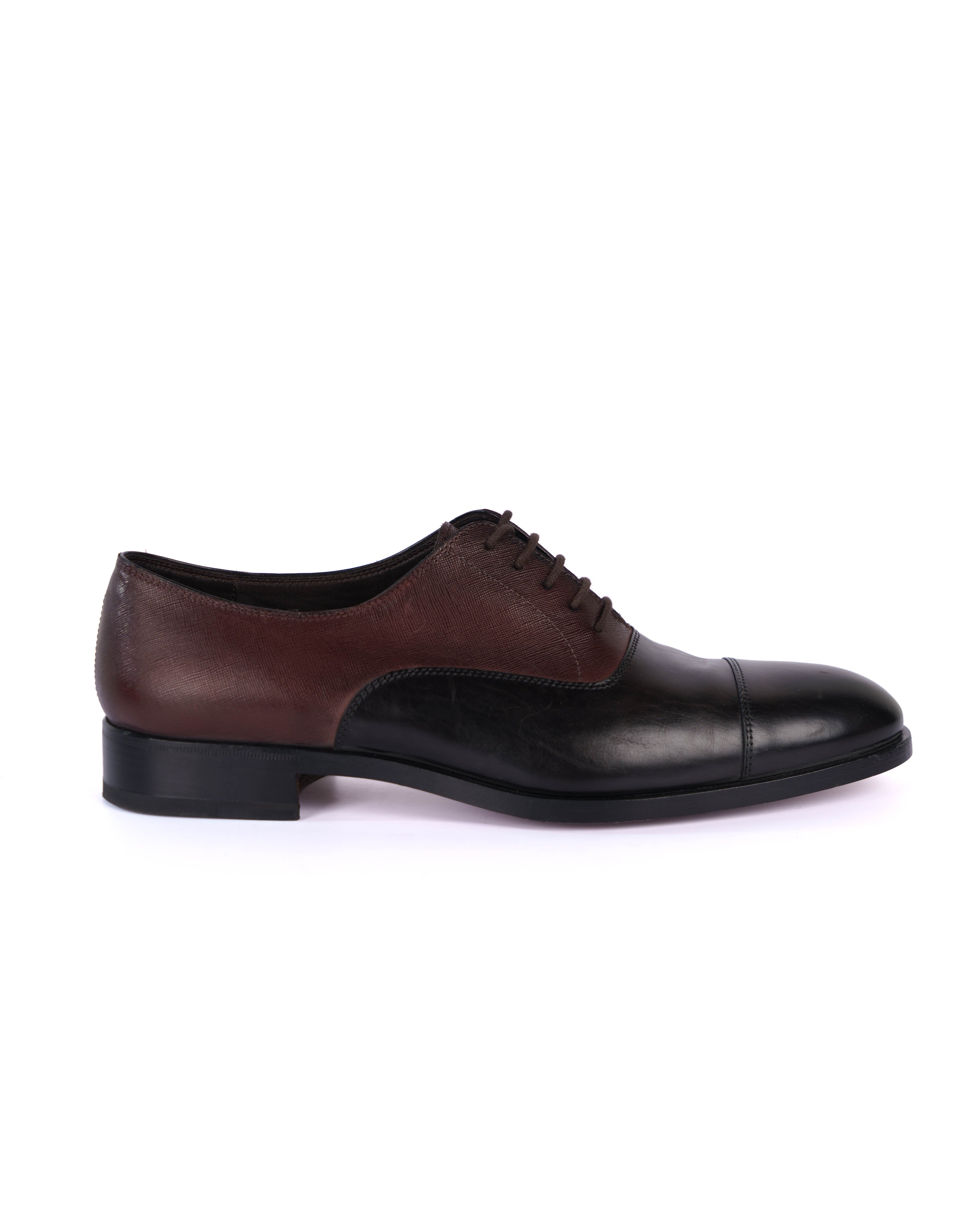 Black/Brown Oxford Shoes - BEVAVA