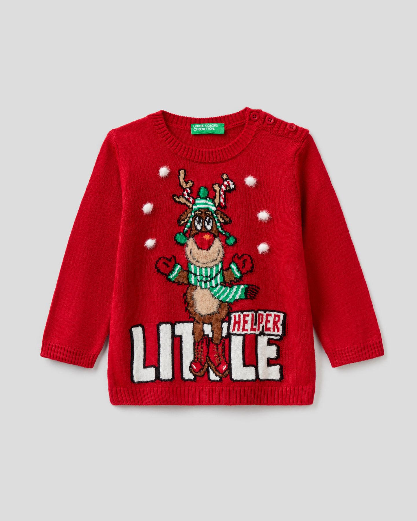 Red Sweater L/S Benetton