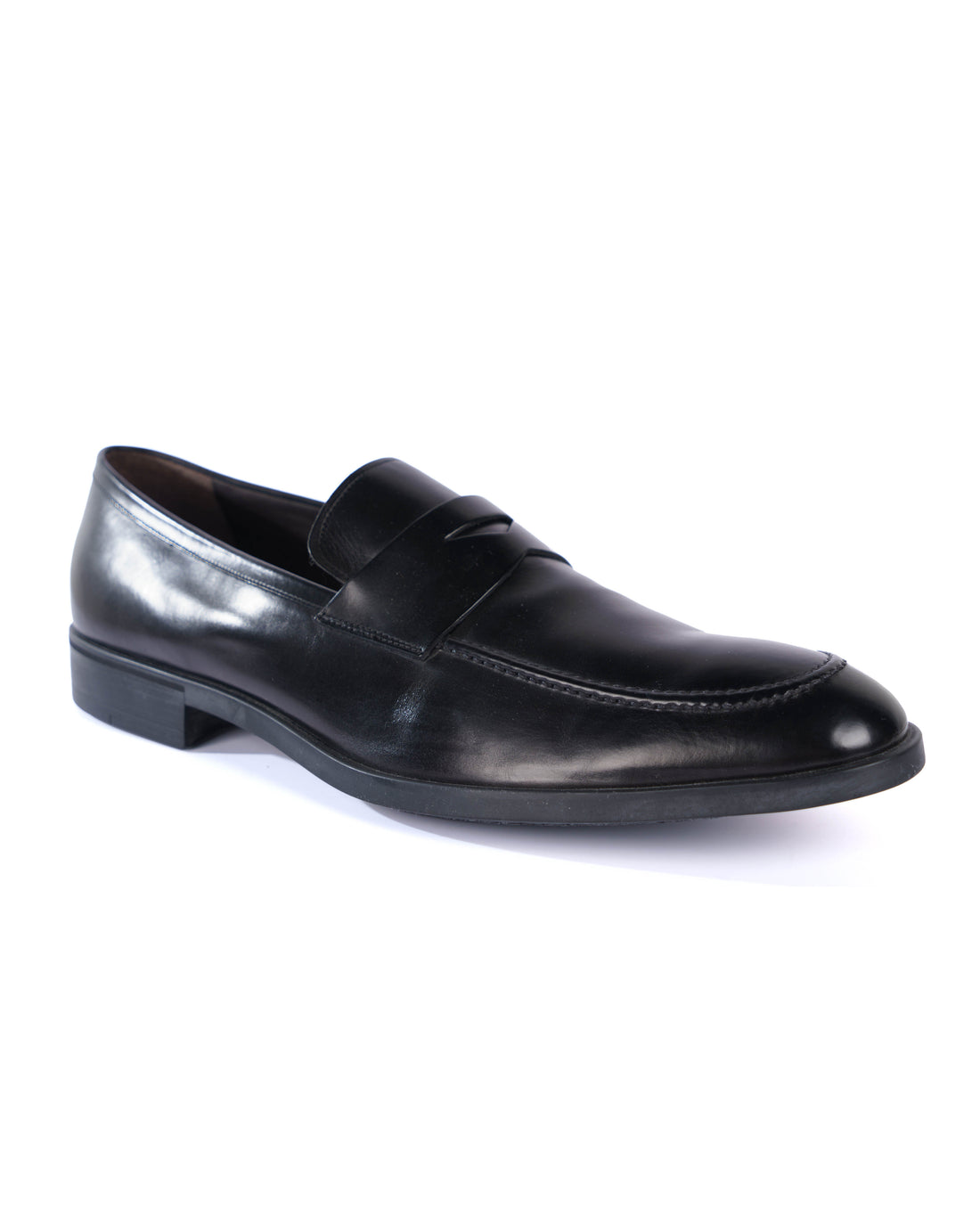 Black Loafer Shoes - BEVAVA