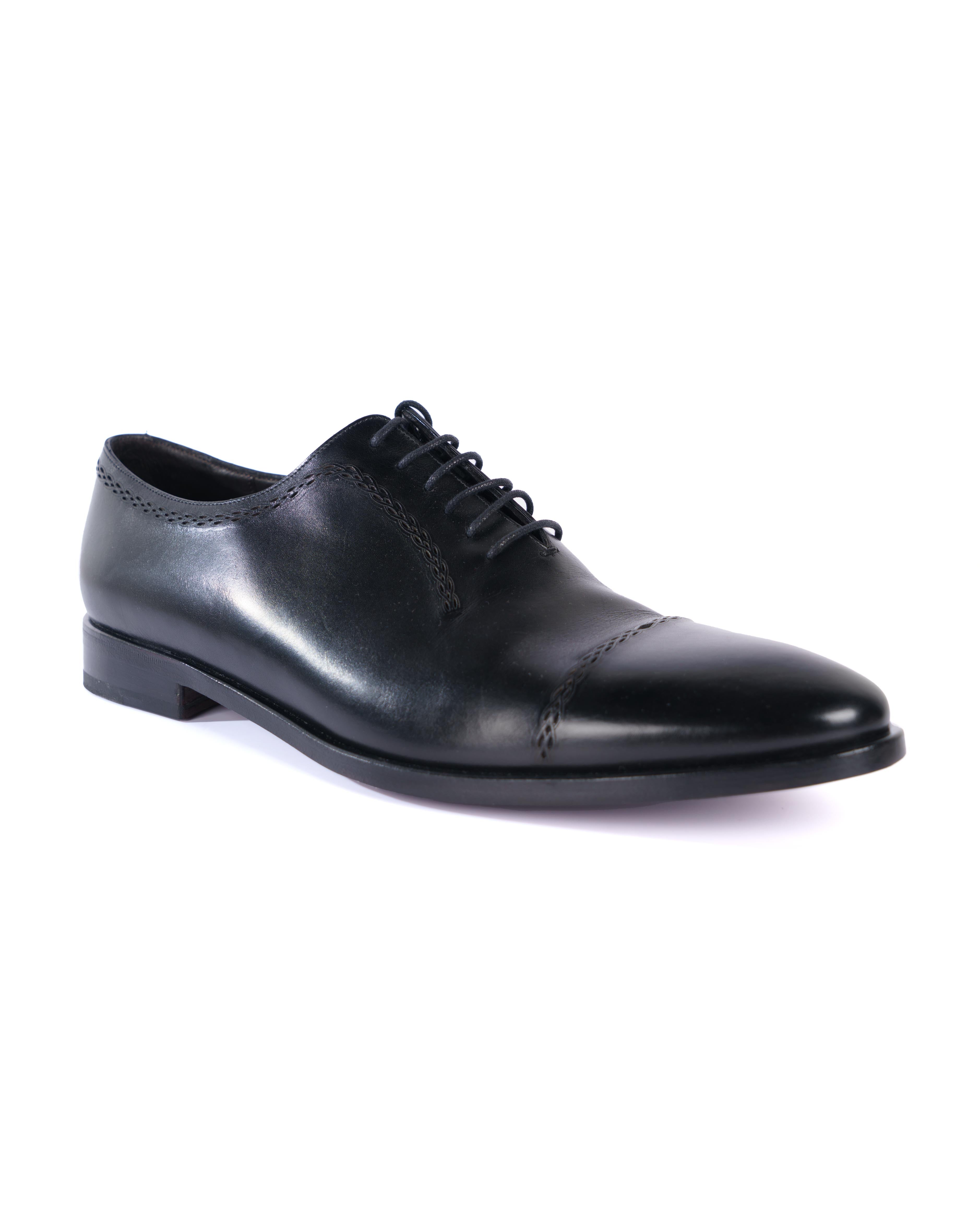 Black Oxfod Shoes - BEVAVA