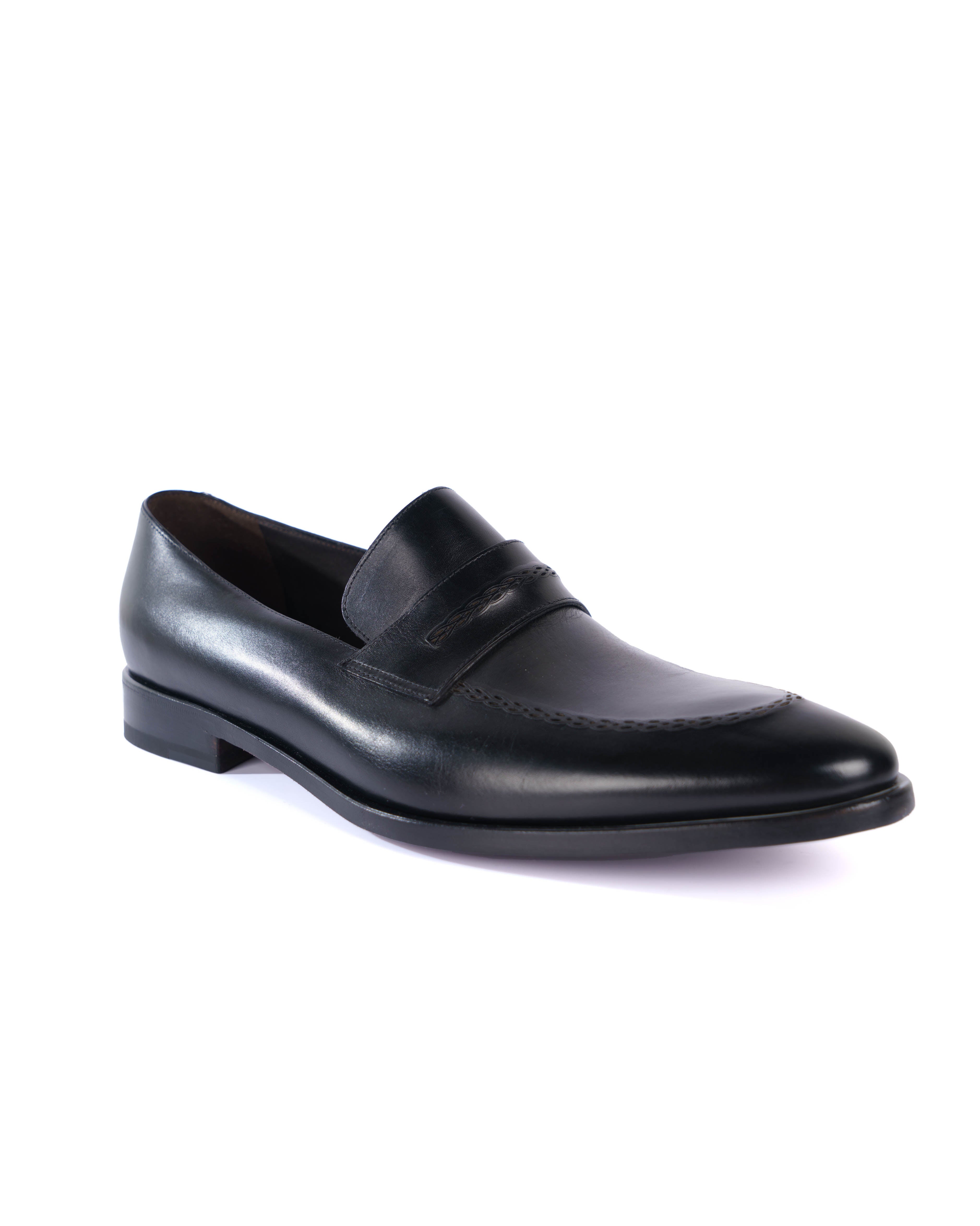 Blue Loafer Shoes - BEVAVA