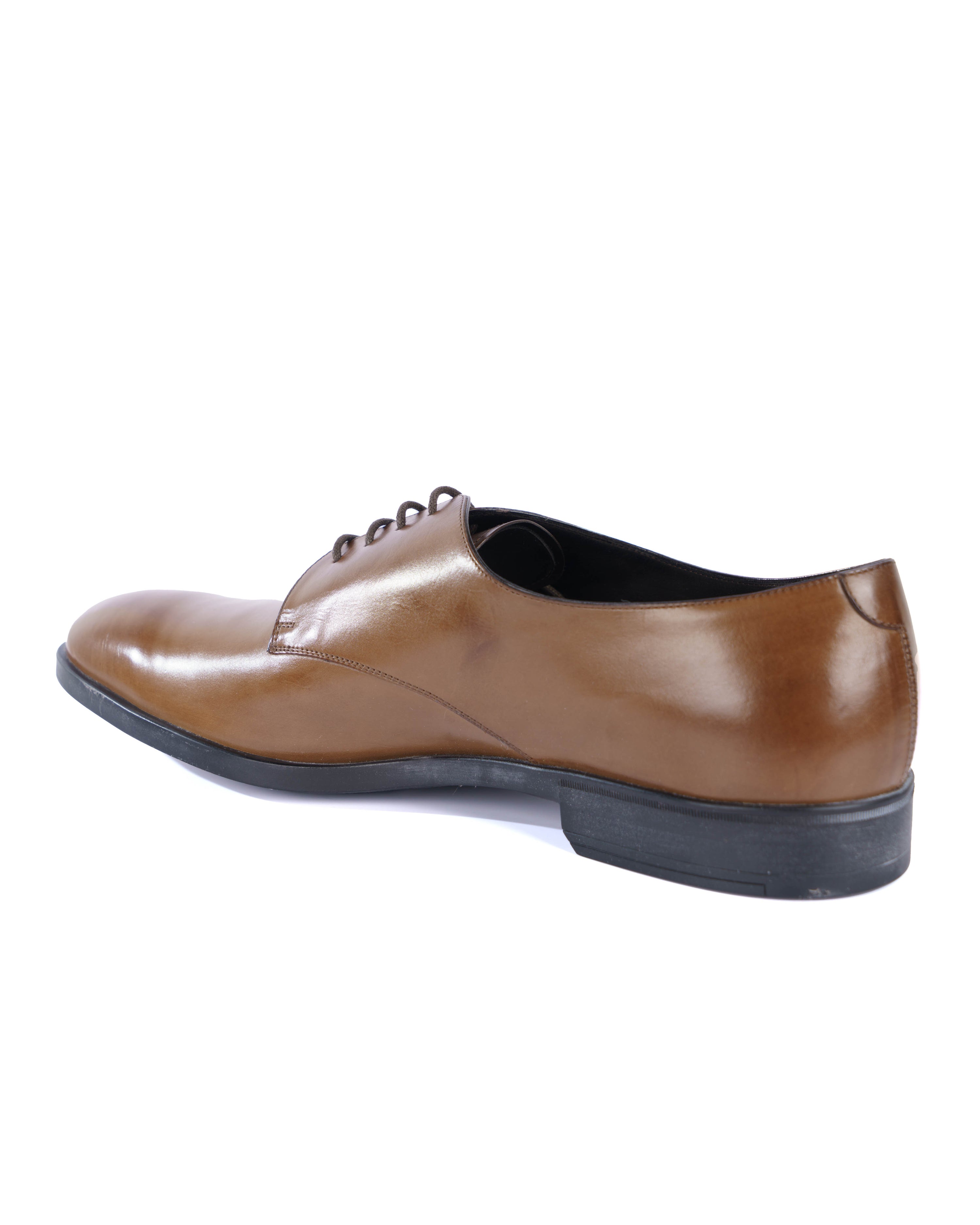 Brown Derby Shoes - BEVAVA