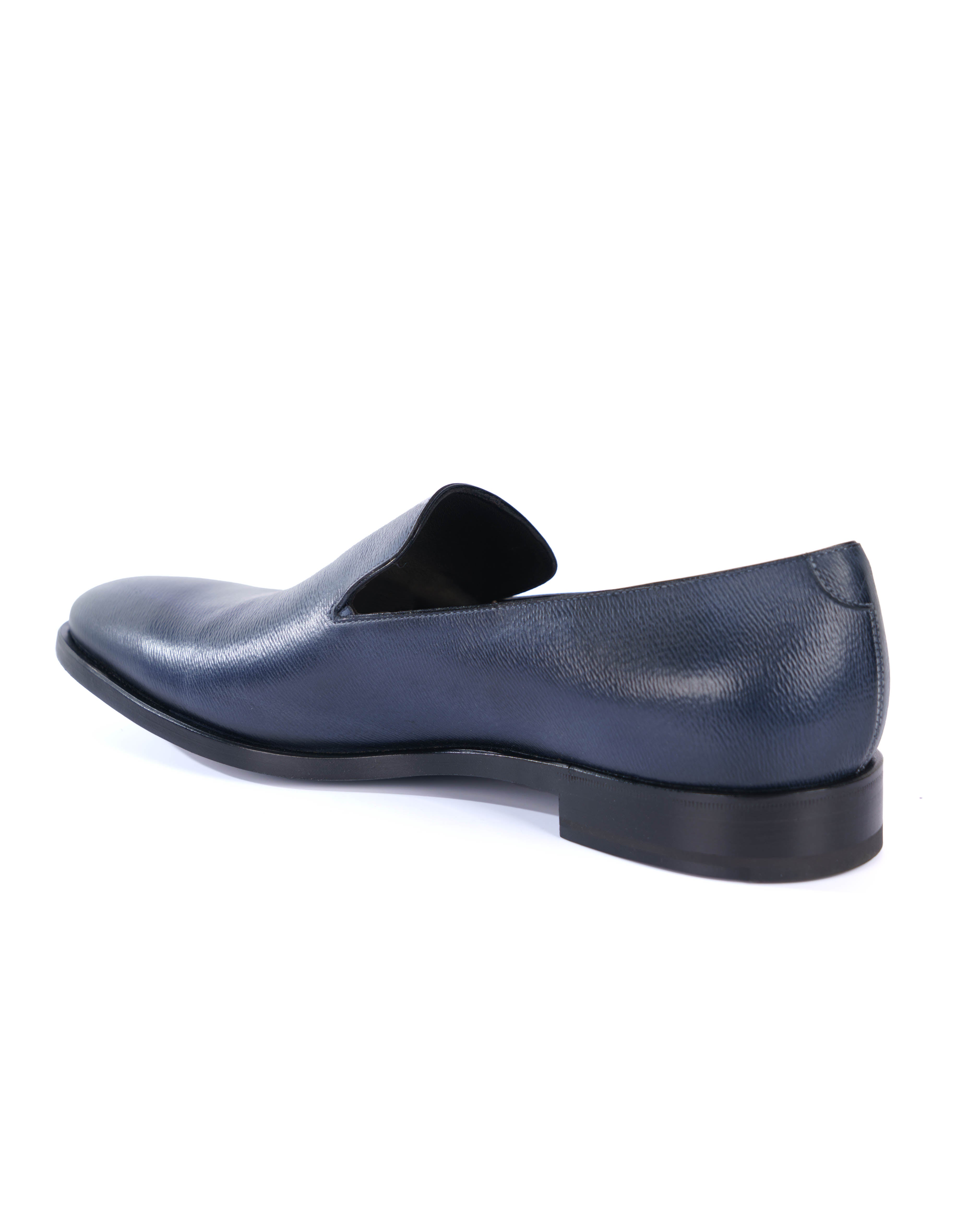 Blue Loafer Shoes - BEVAVA
