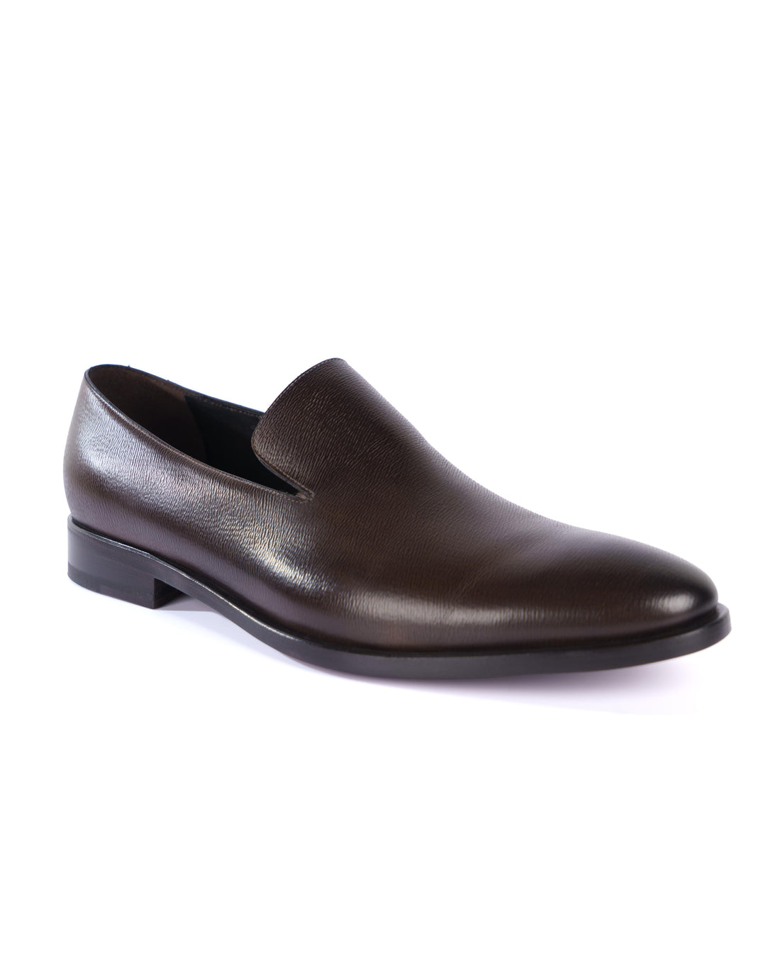 Brown Loafer Shoes - BEVAVA
