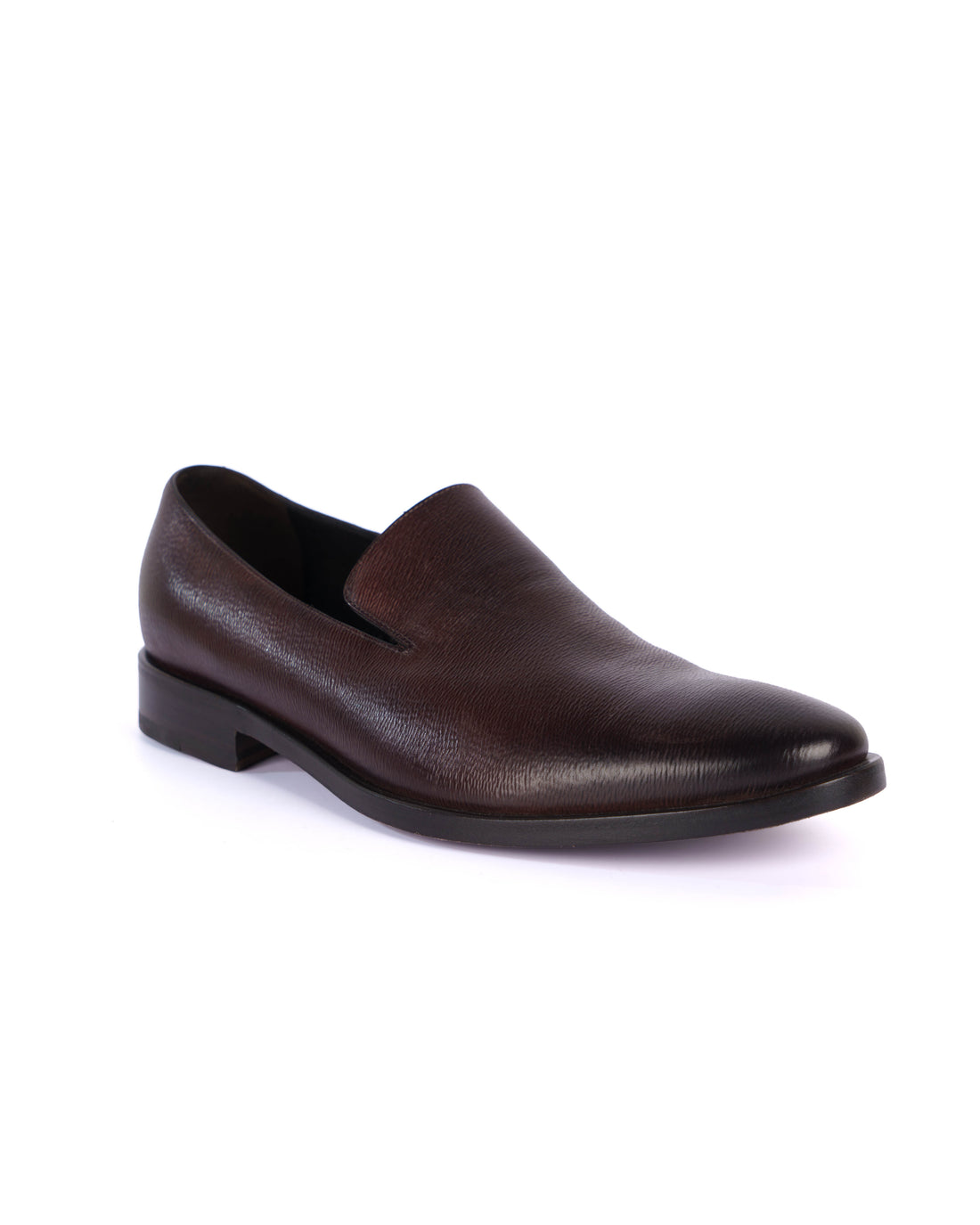 Brown Loafer Shoes - BEVAVA