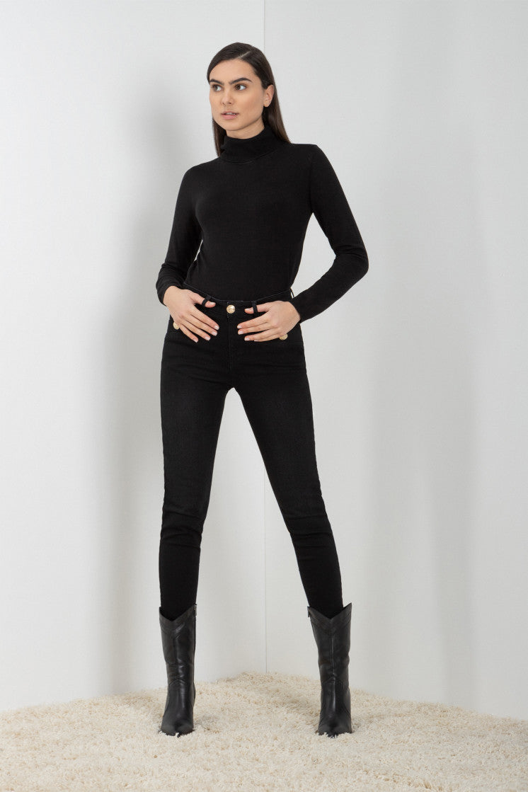 Slim Black Denim More & More