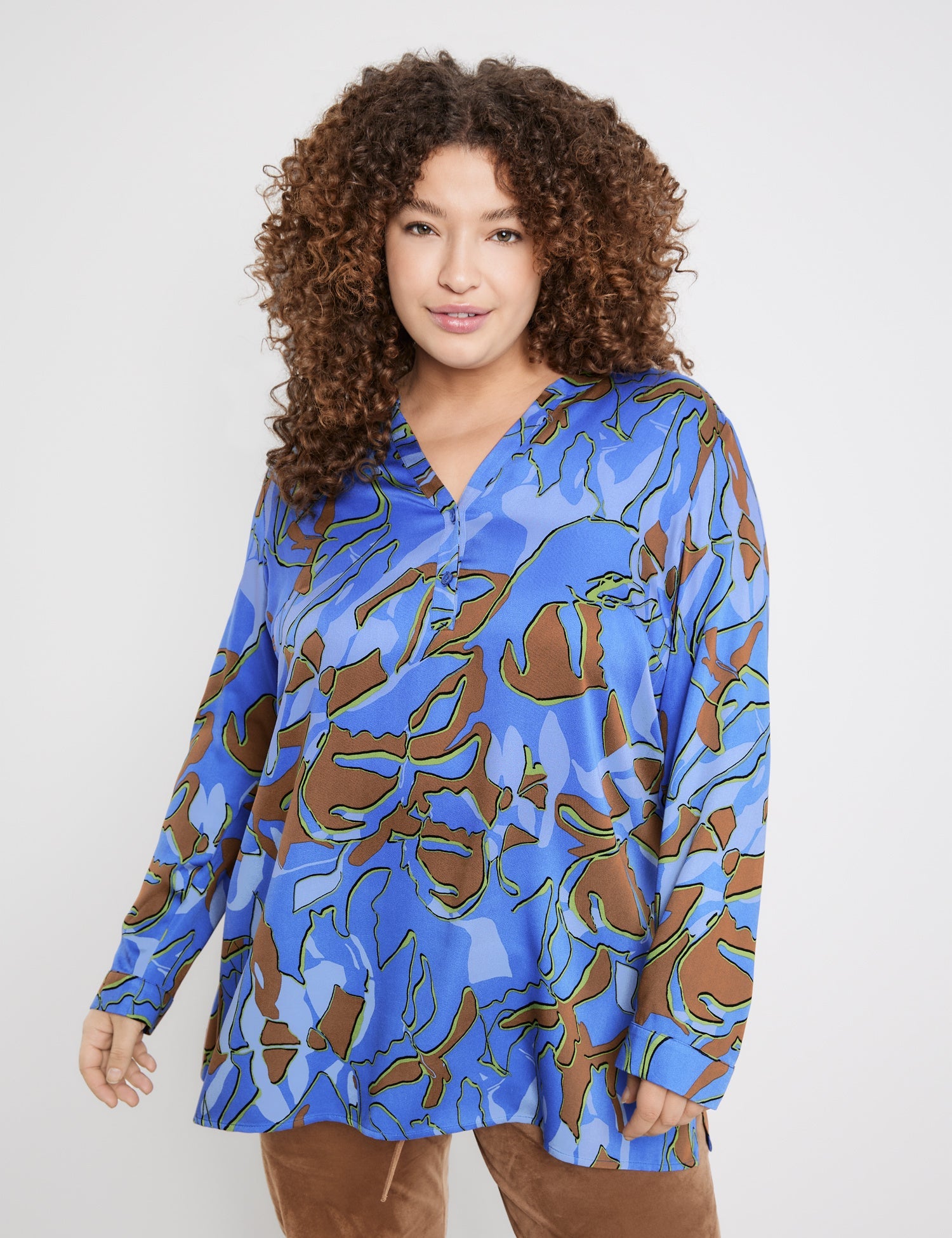 Tunic With An All-Over Print Samoon