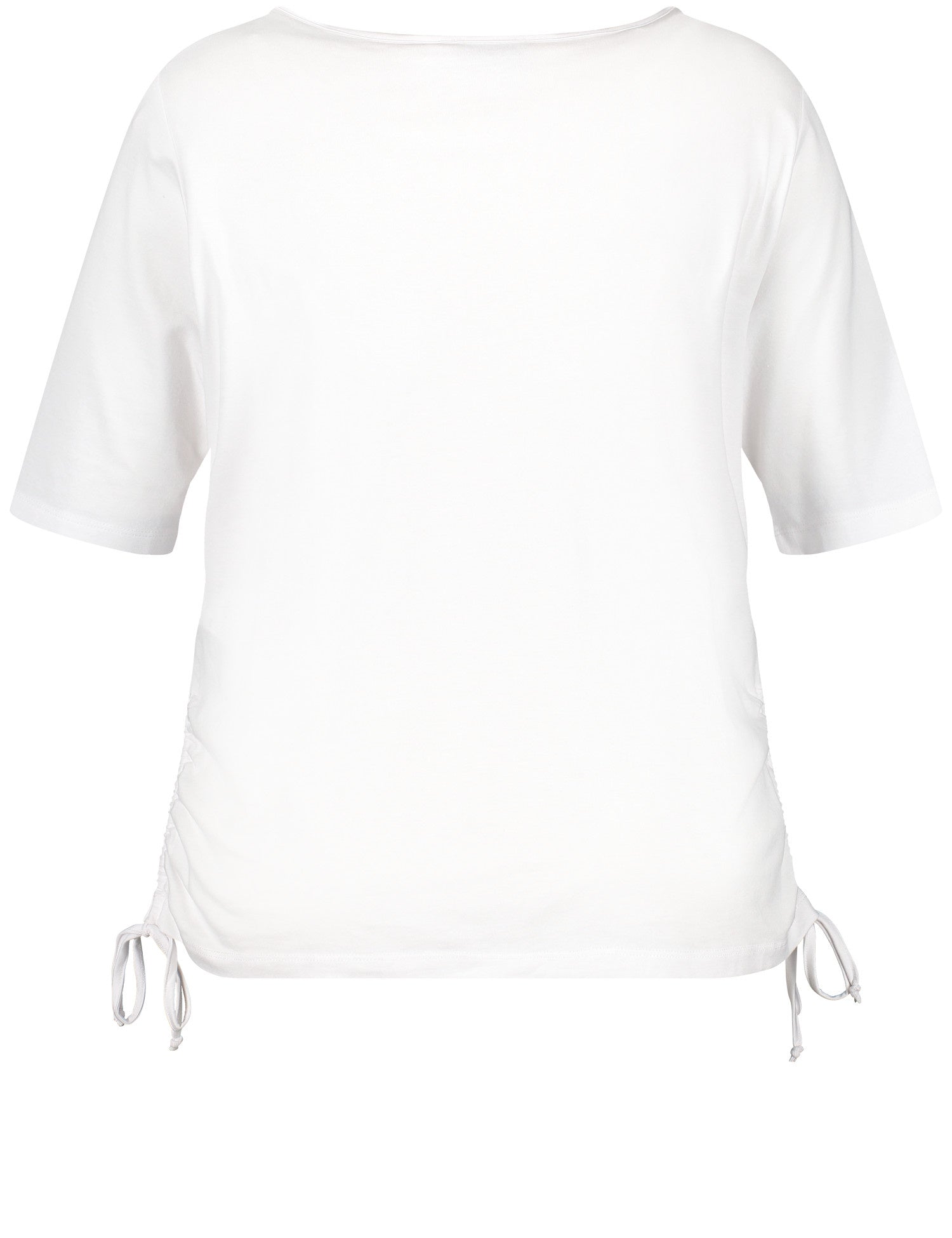 T-Shirt With Side Gathers Samoon