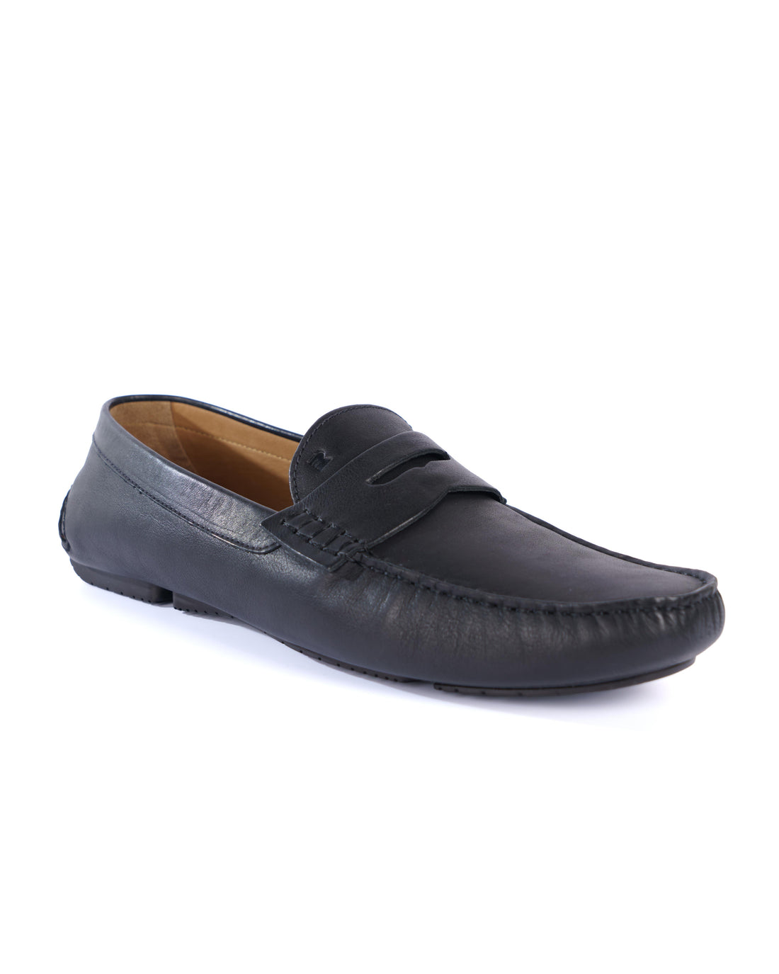 Blue Loafer Shoes - BEVAVA