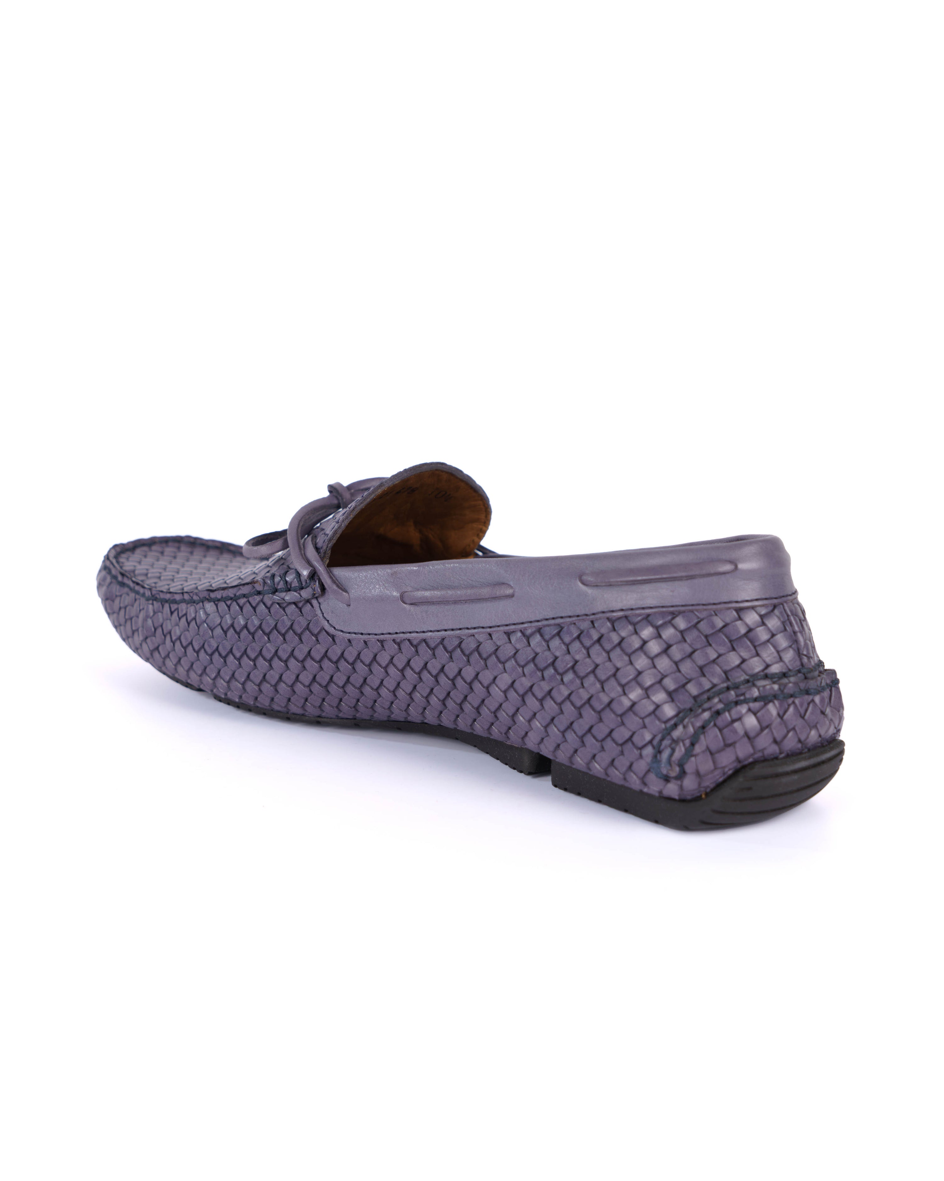 Blue Loafer Shoes - BEVAVA