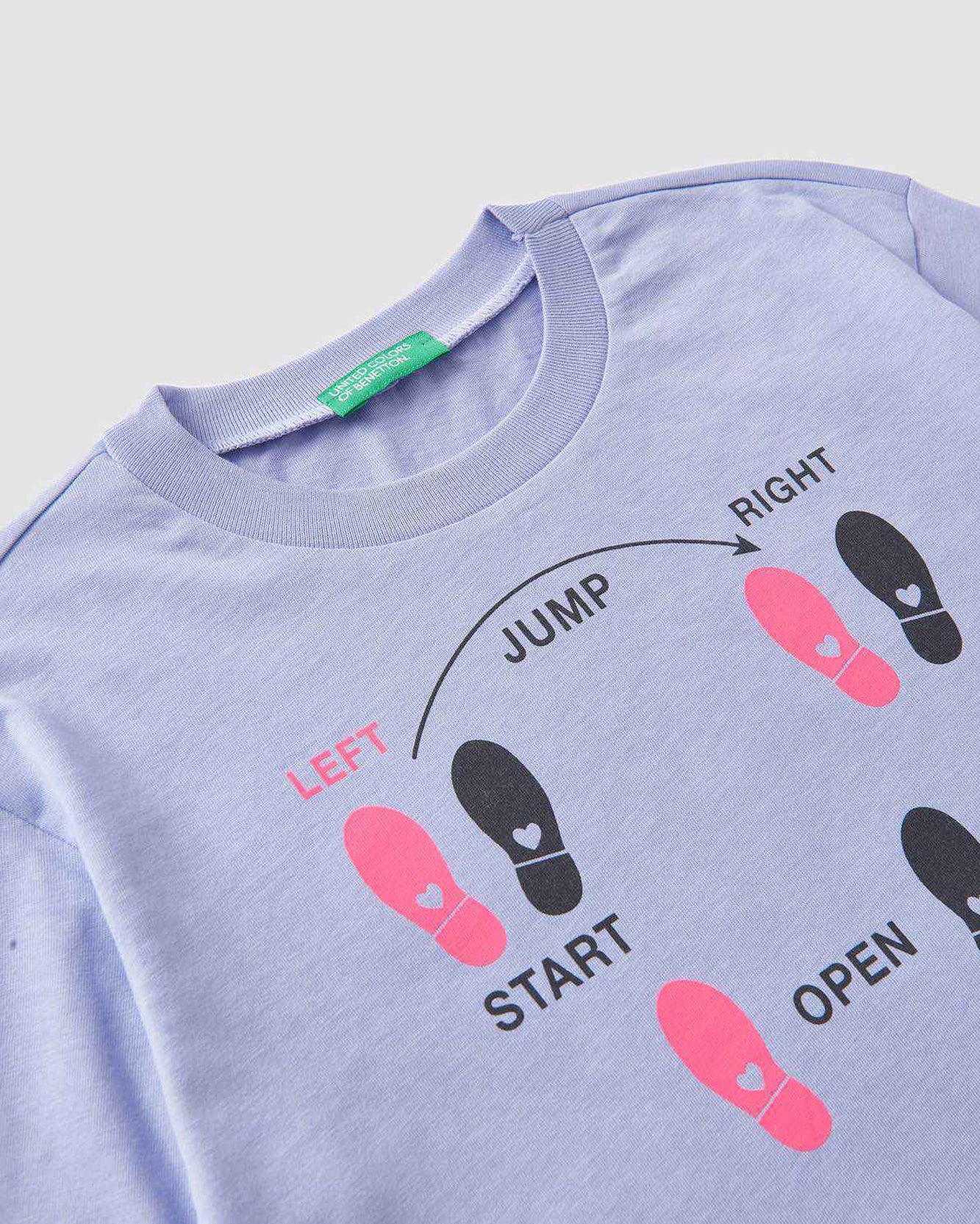 Mauve T-Shirt L/S Benetton