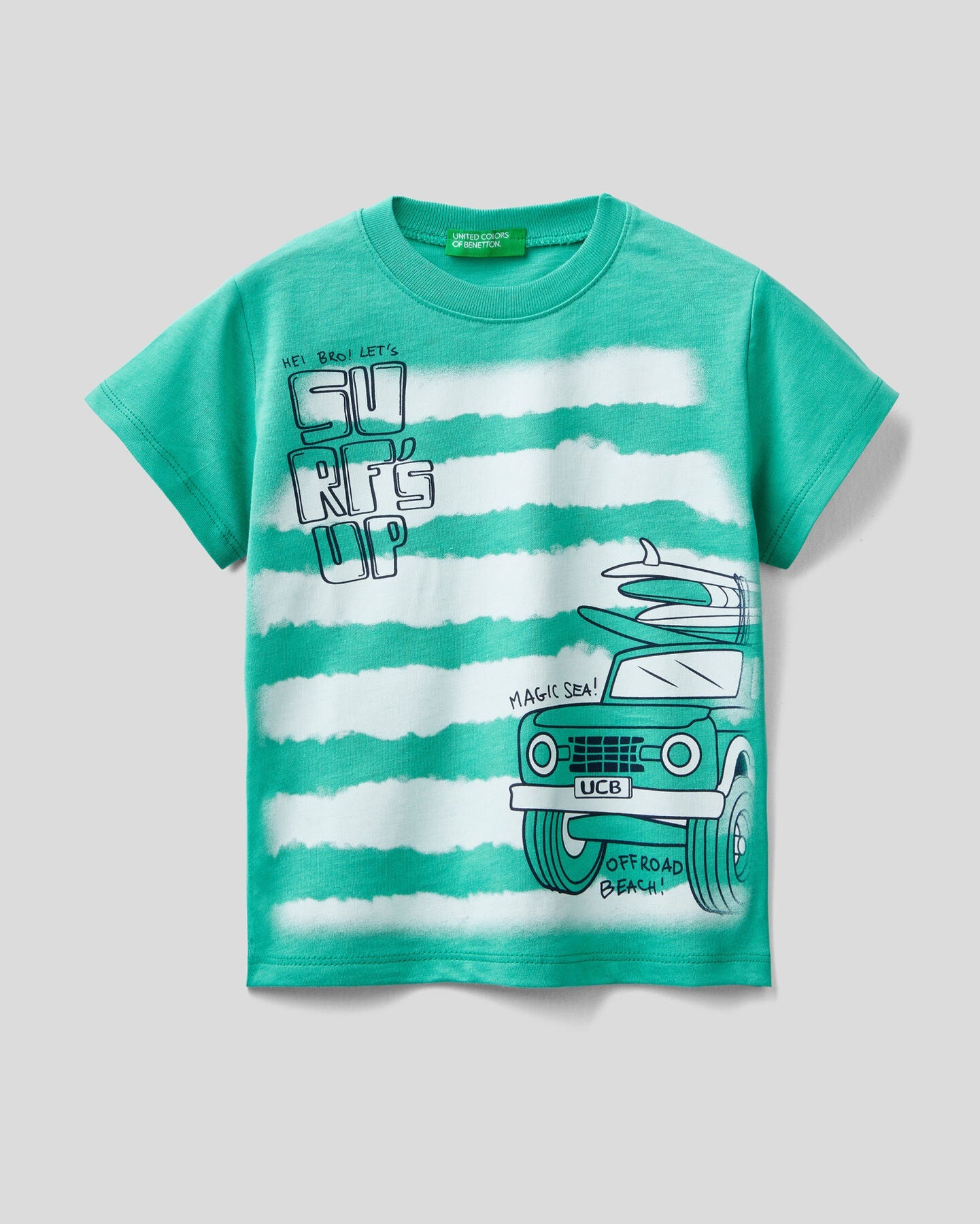 Light Green T-Shirt Benetton