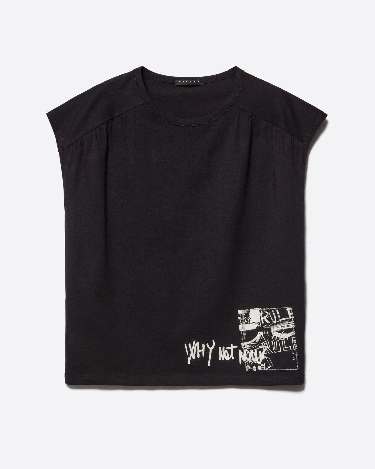 Black T-Shirt Sisley