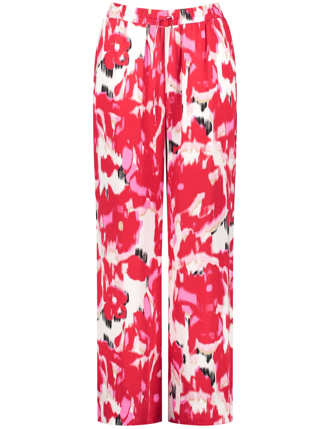 Palazzo Trousers With A Floral Print Taifun
