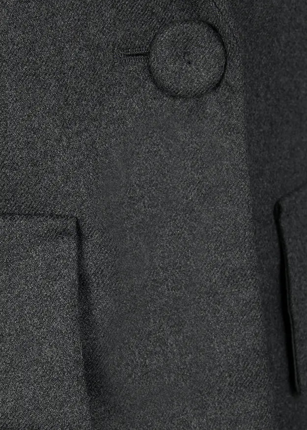 Blazer In Biella Stretch Flannel - BEVAVA