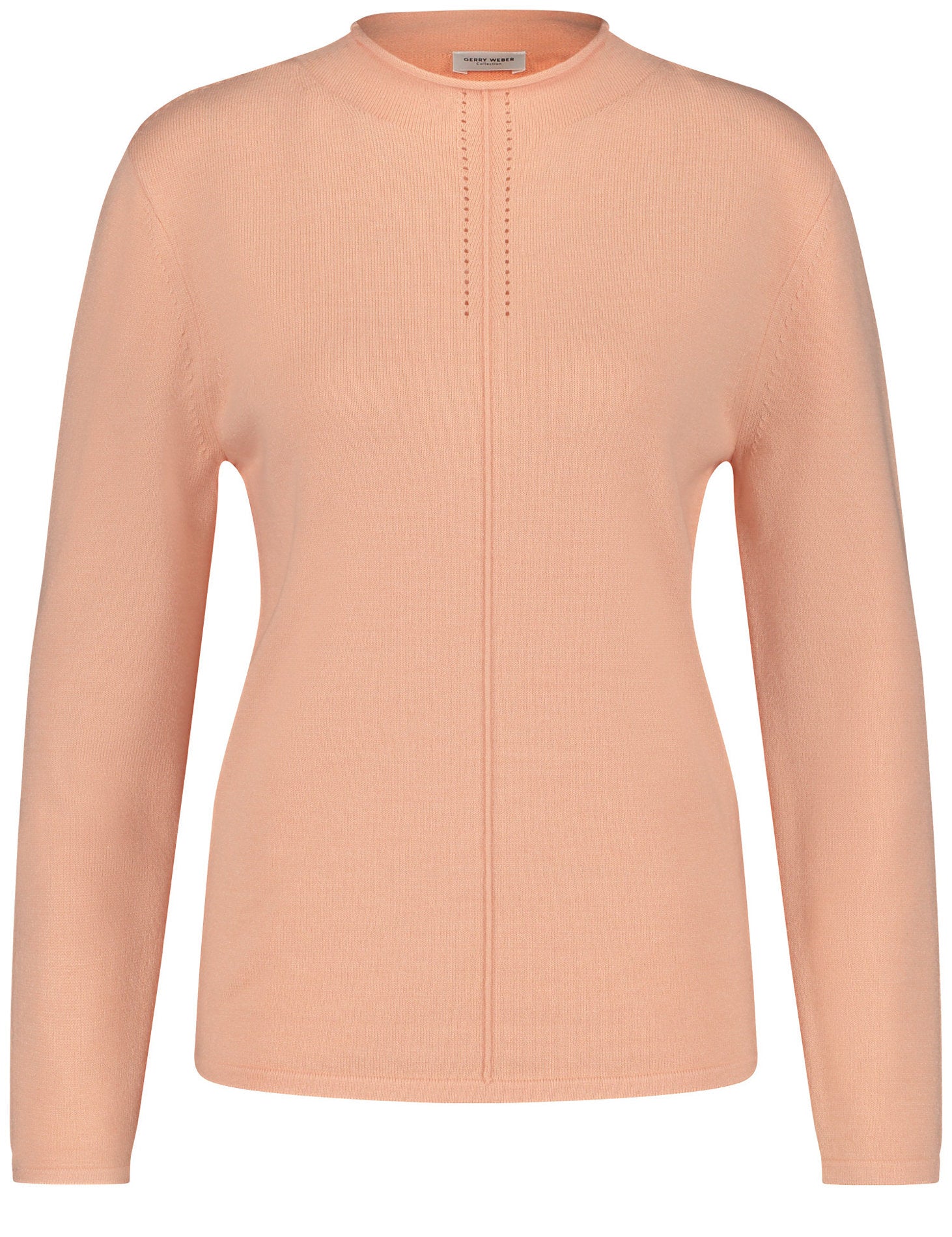 Turtleneck Jumper With Broderie Anglaise_371036-35747_60709_02