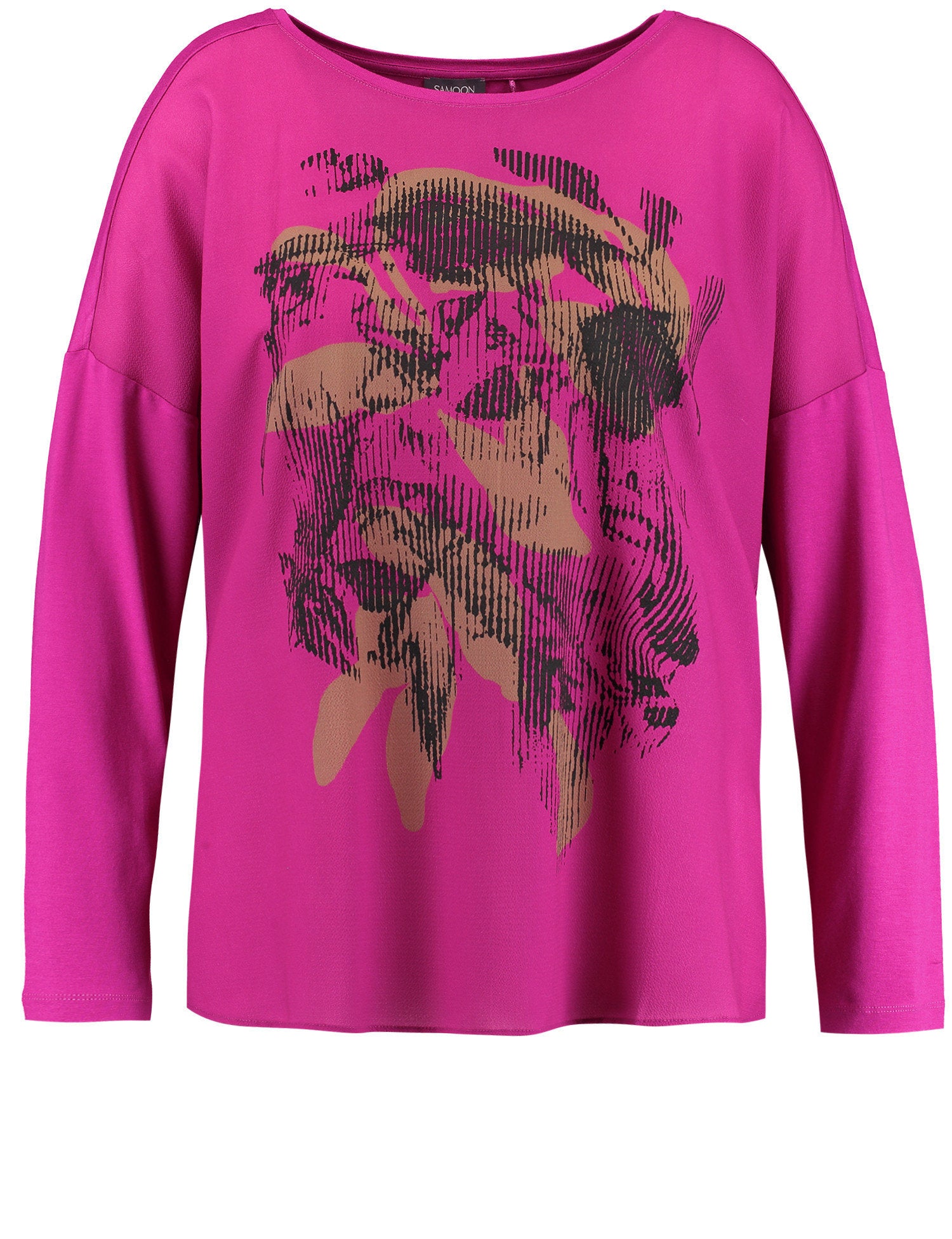 Long Sleeve Top In A Mix Of Materials_371233-26325_3382_02