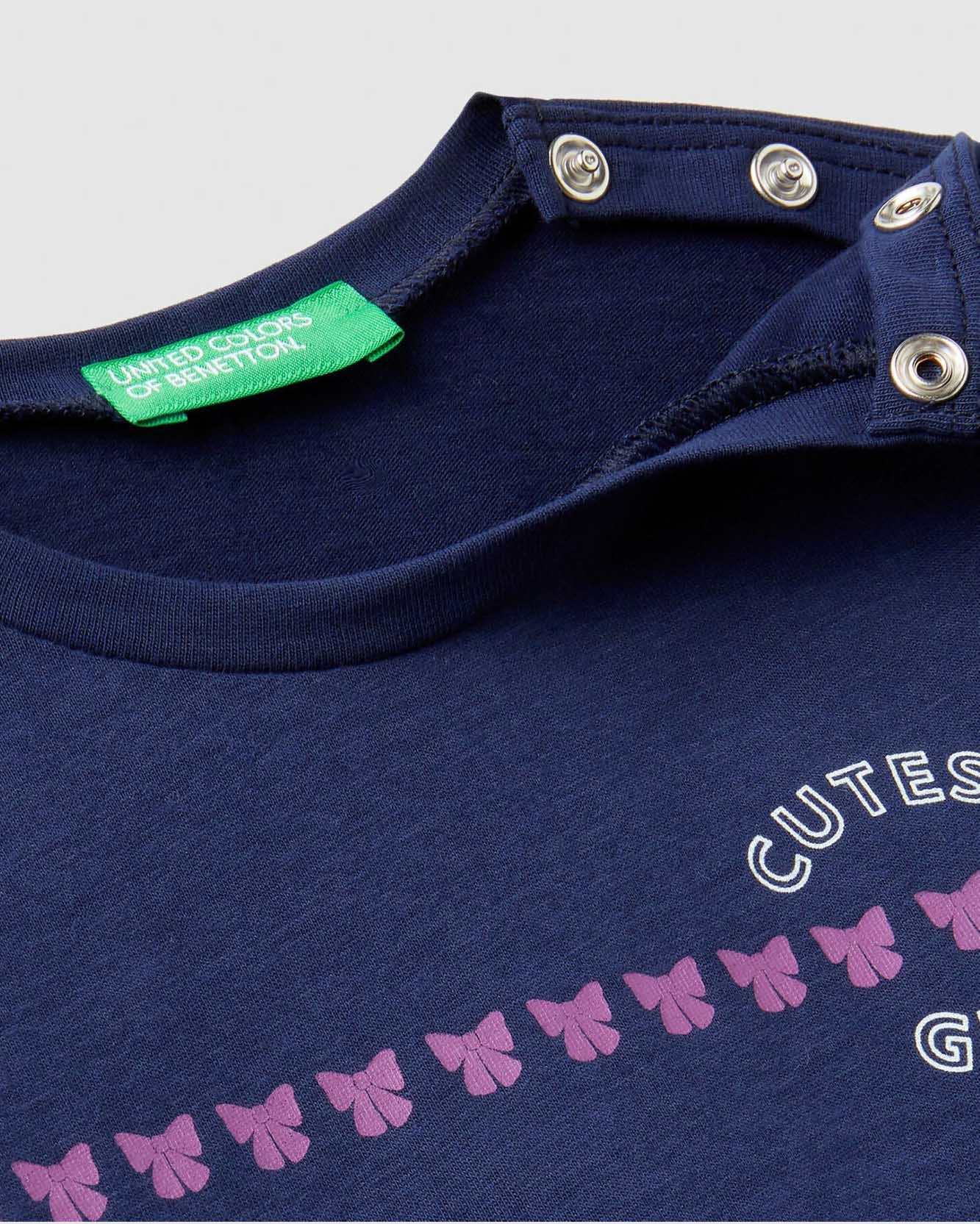 Dark Blue T-Shirt L/S Benetton