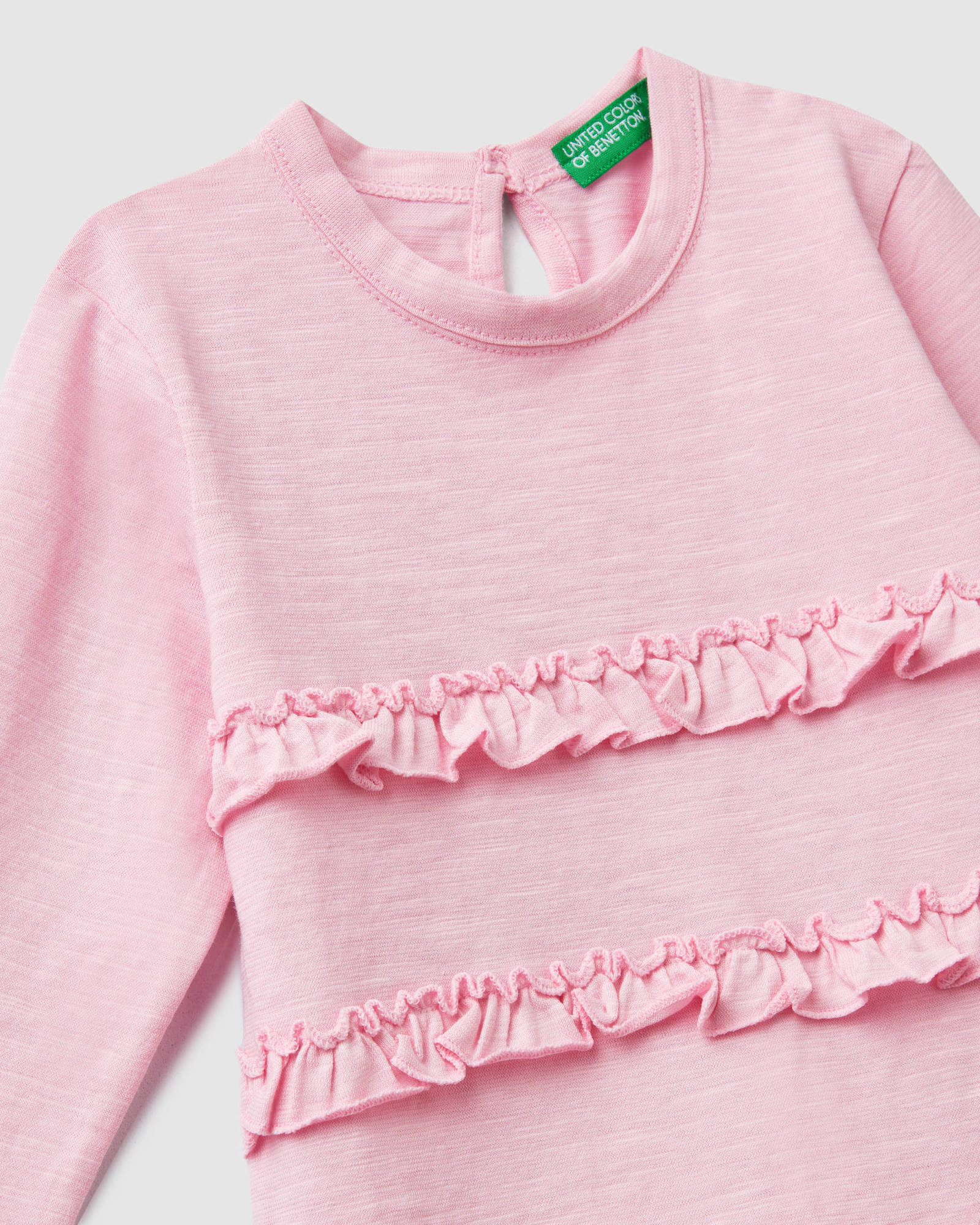 Pink T-Shirt L/S Benetton