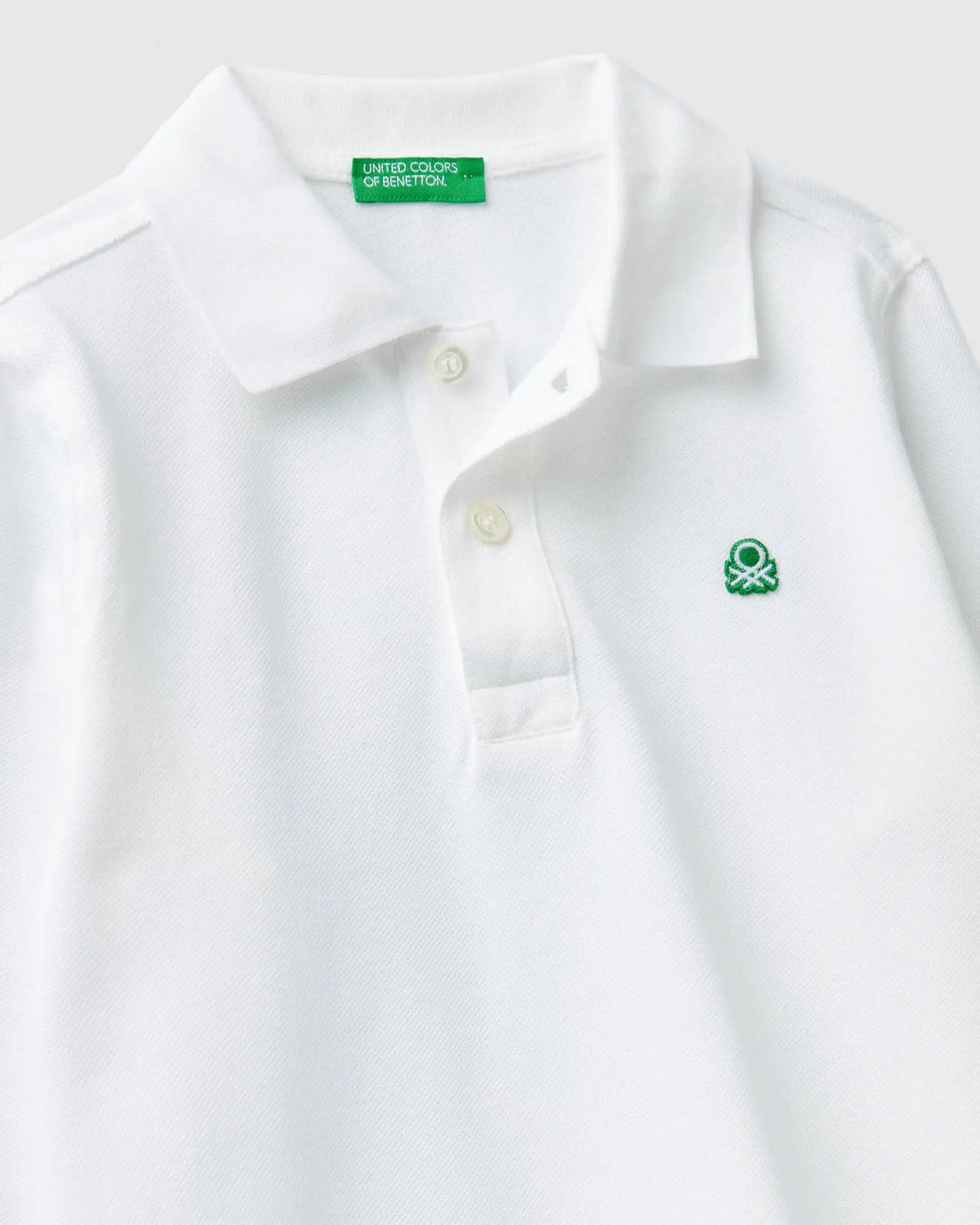White L/S Polo Shirt - BEVAVA