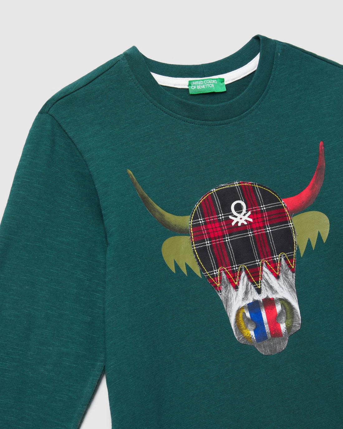 Green T-Shirt L/S Benetton