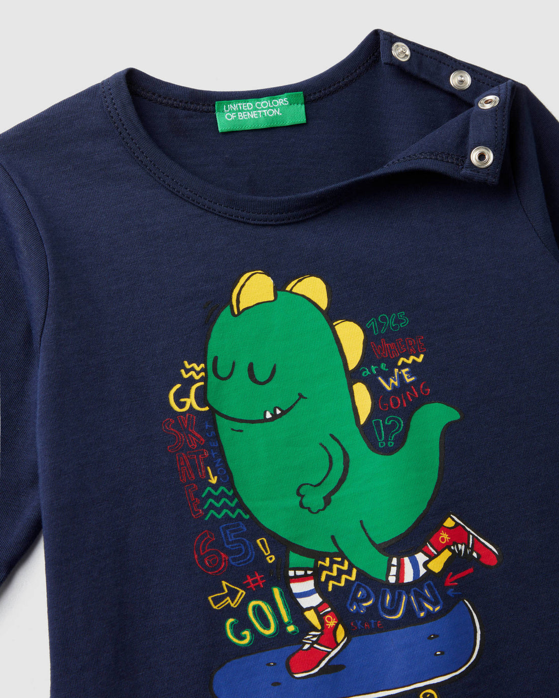 Dark Blue T-Shirt L/S Benetton