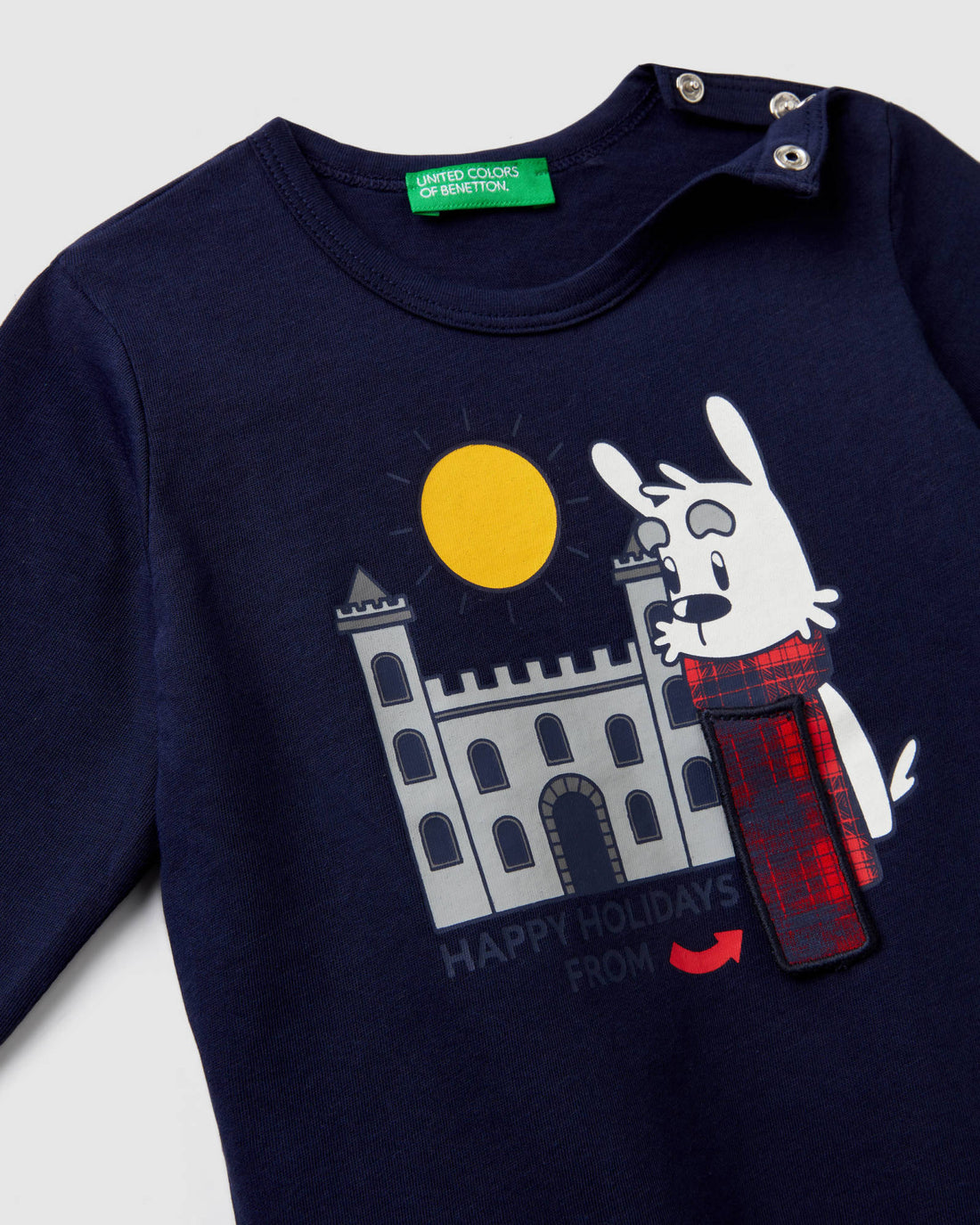 Dark Blue T-Shirt L/S Benetton