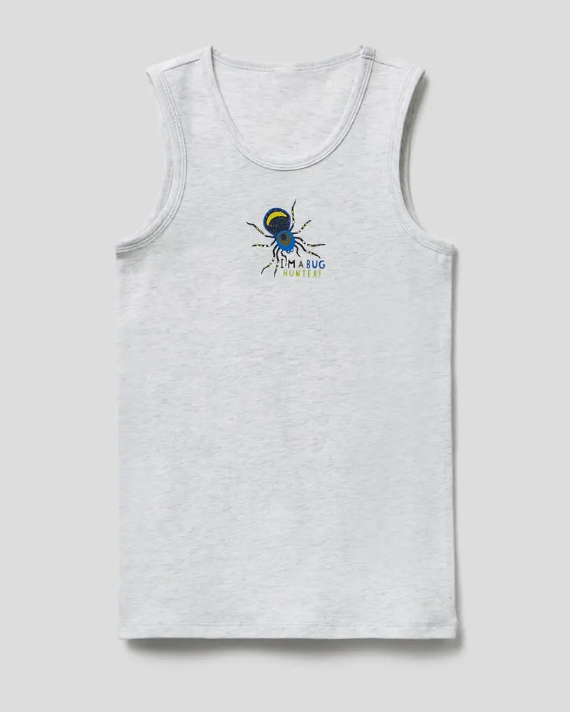 Light Grey Tank-Top - BEVAVA