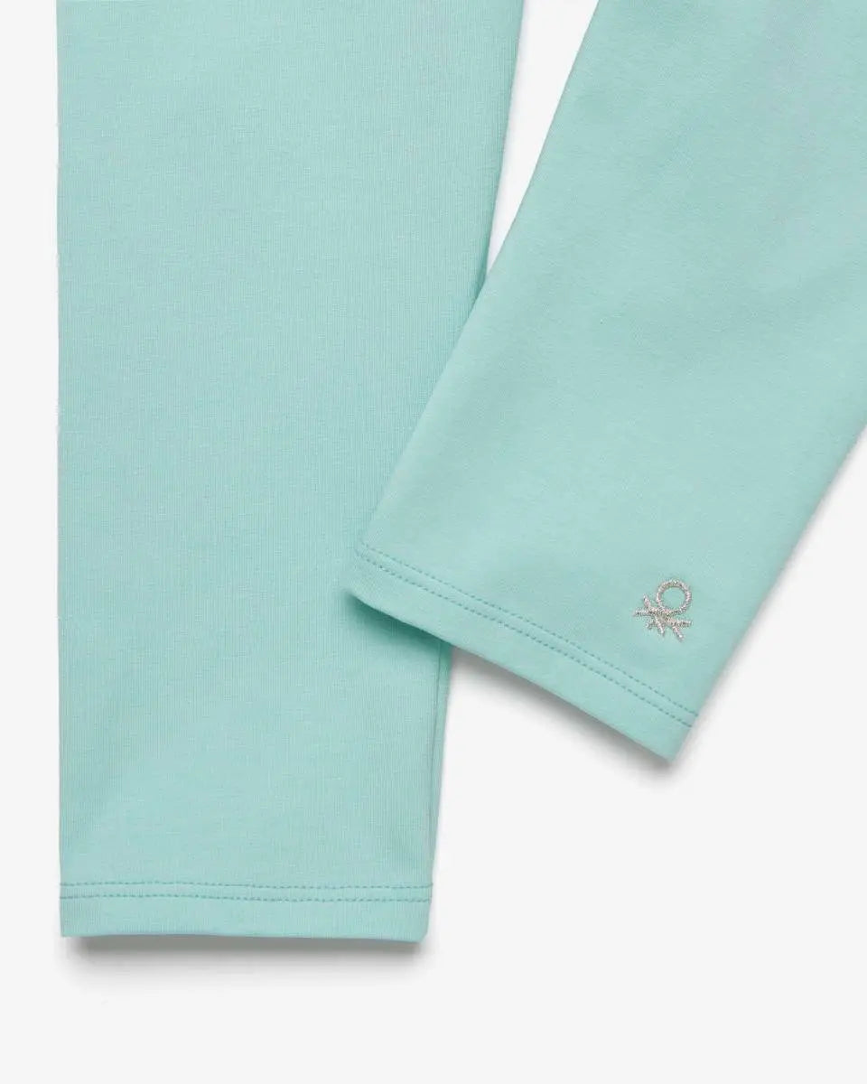 Light Blue Leggings - BEVAVA
