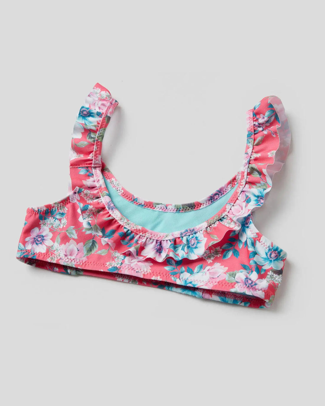 Floral Print Two Piece Swimsuit - BEVAVA