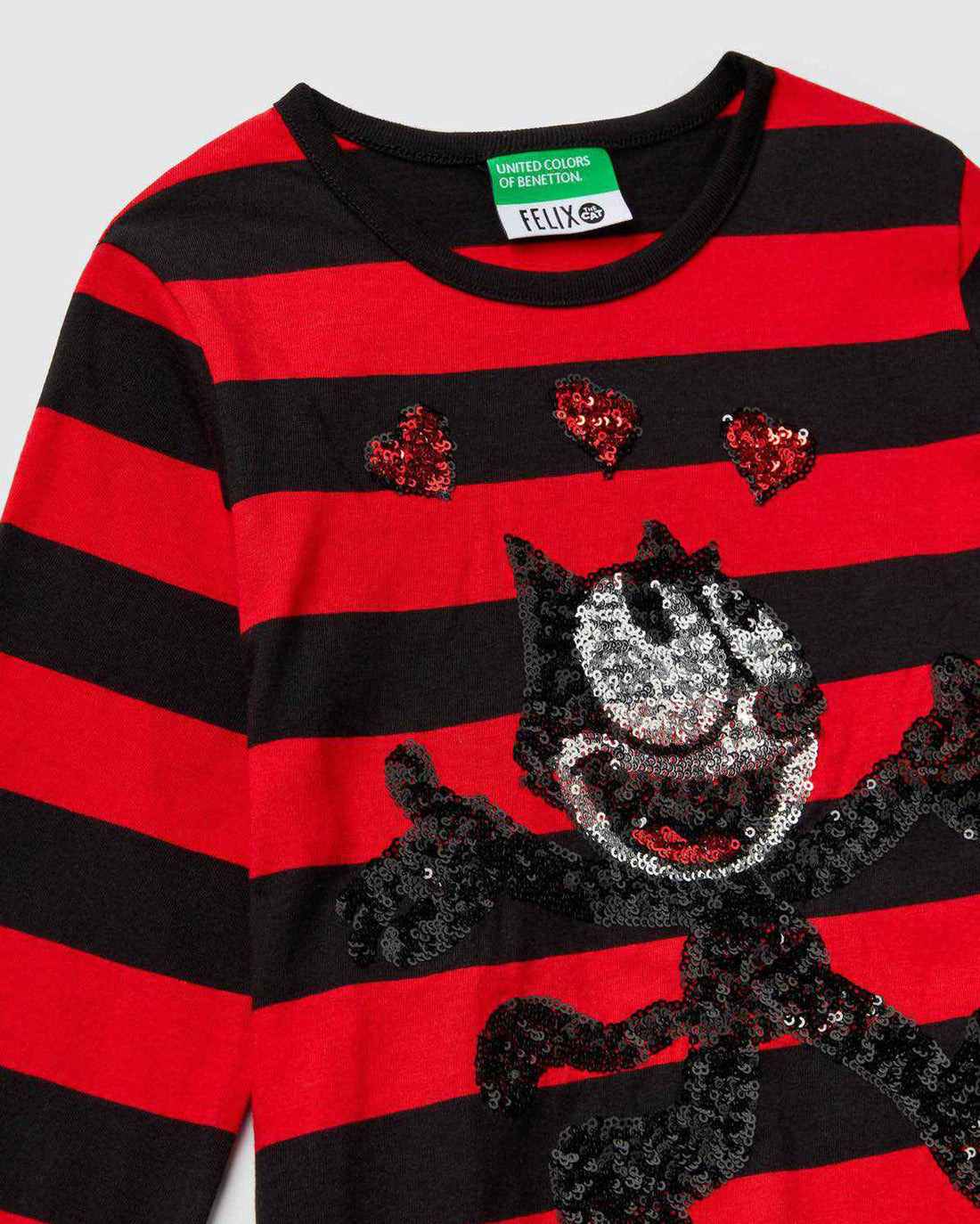 Multi-Color T-Shirt L/S Benetton