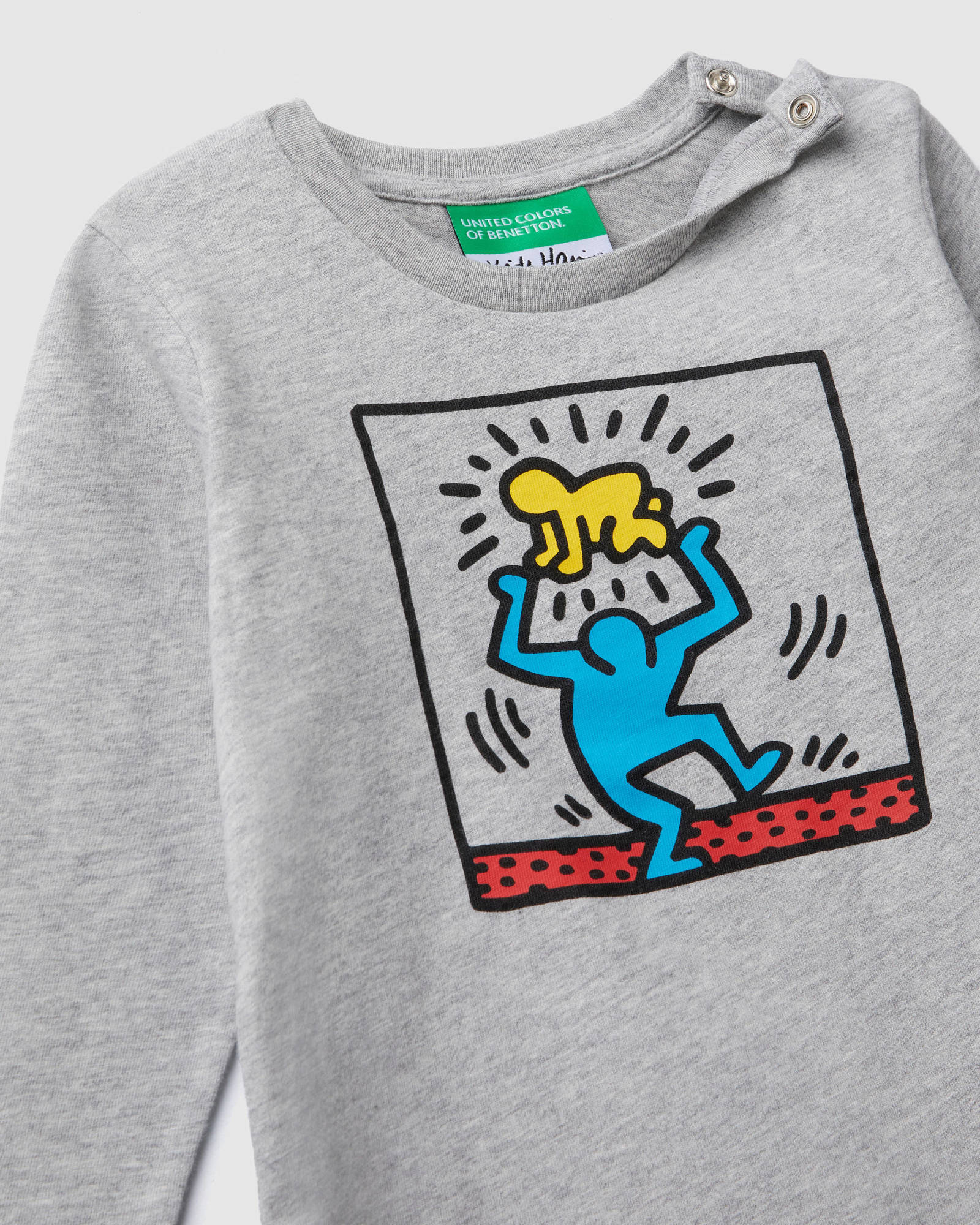 Light Grey T-Shirt L/S Benetton