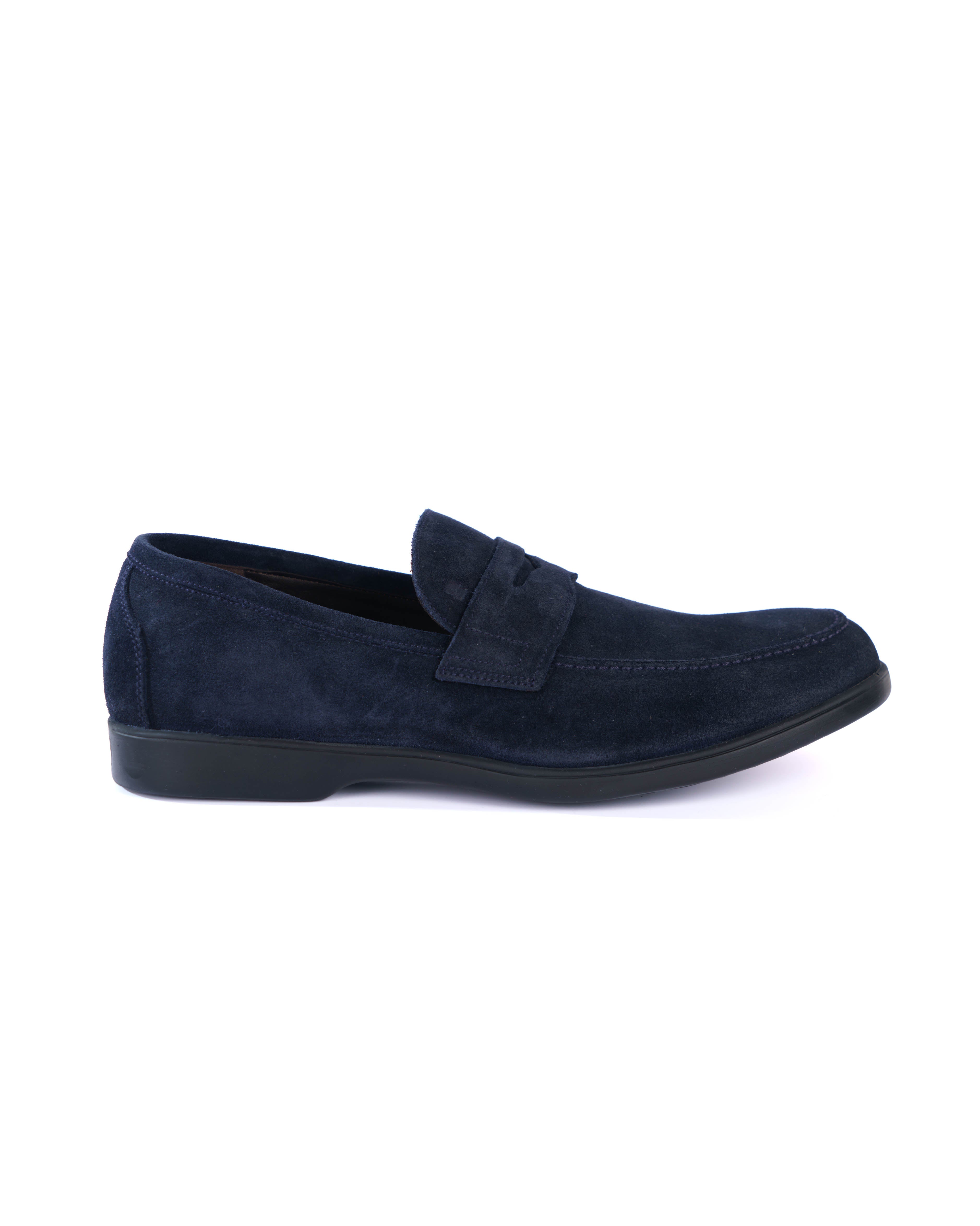 Blue Loafer Shoes - BEVAVA