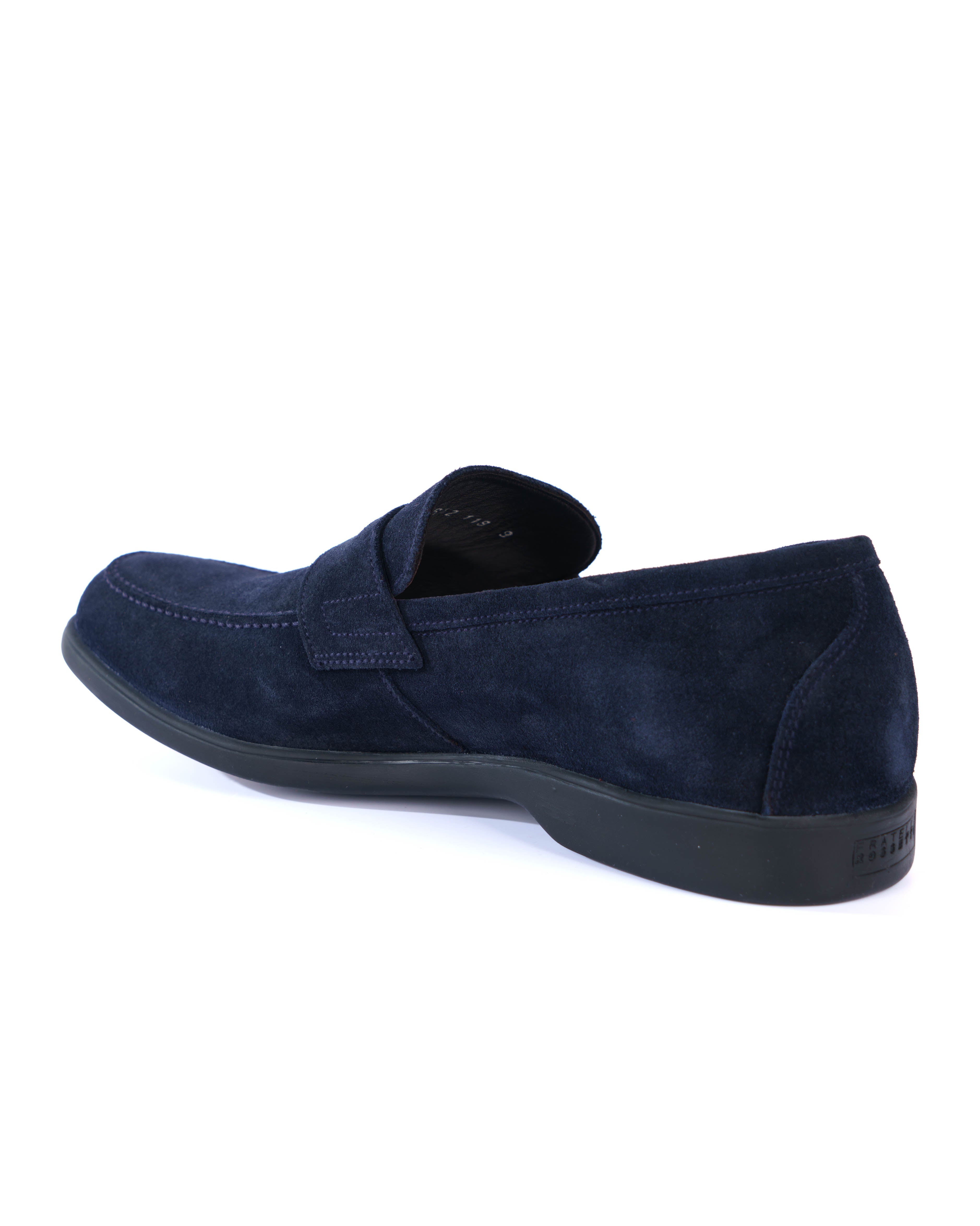 Blue Loafer Shoes - BEVAVA