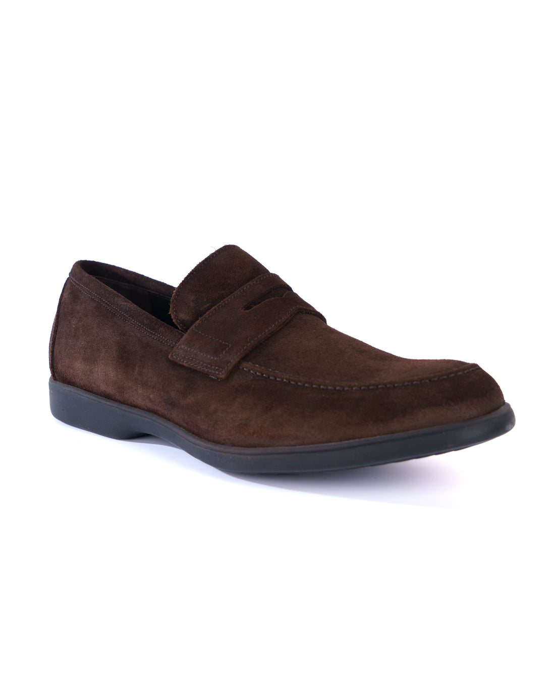 Brown Loafer Shoes - BEVAVA