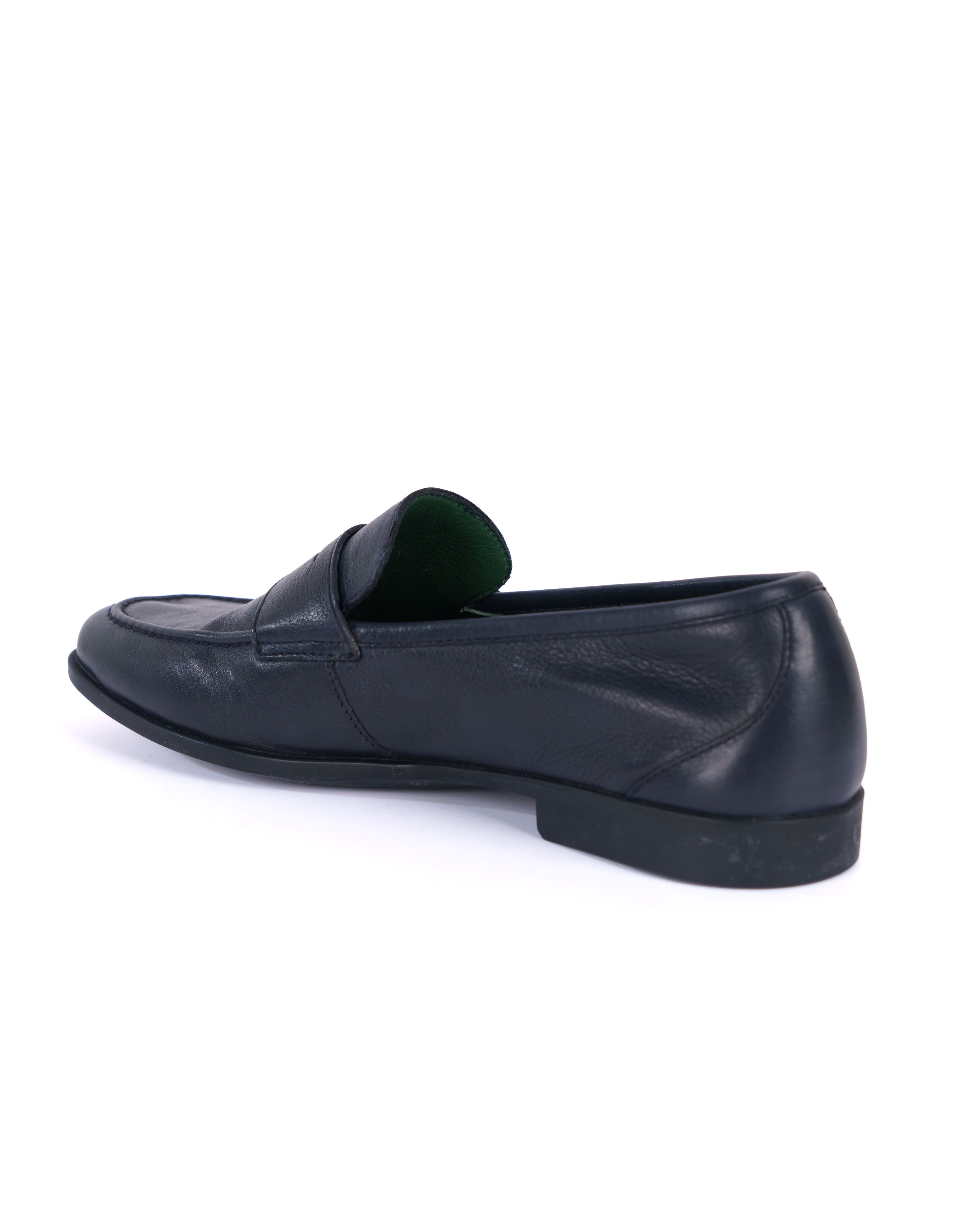 Blue Loafer Shoes - BEVAVA