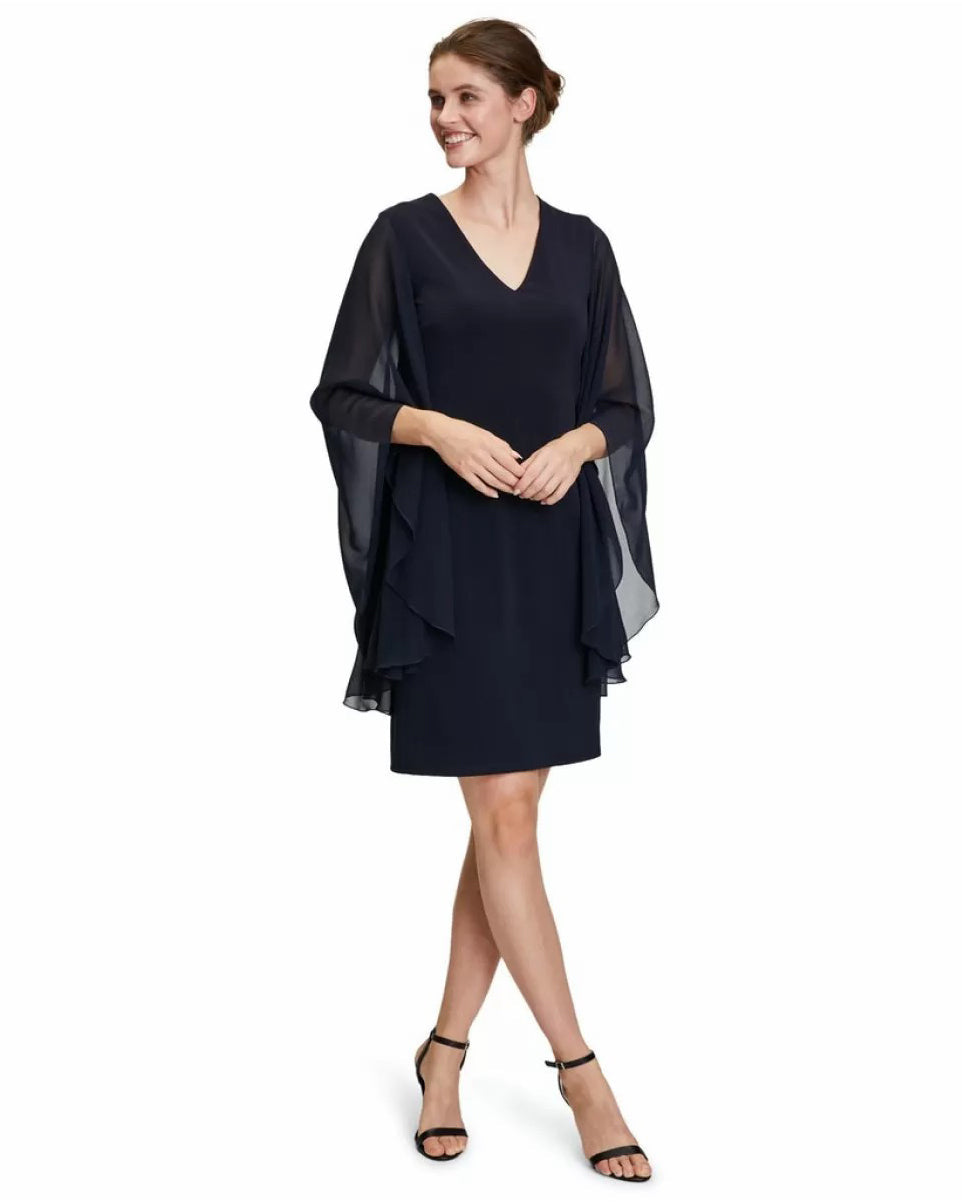 Dark Blue Dress Short 1/1 Sleeve Vera Mont