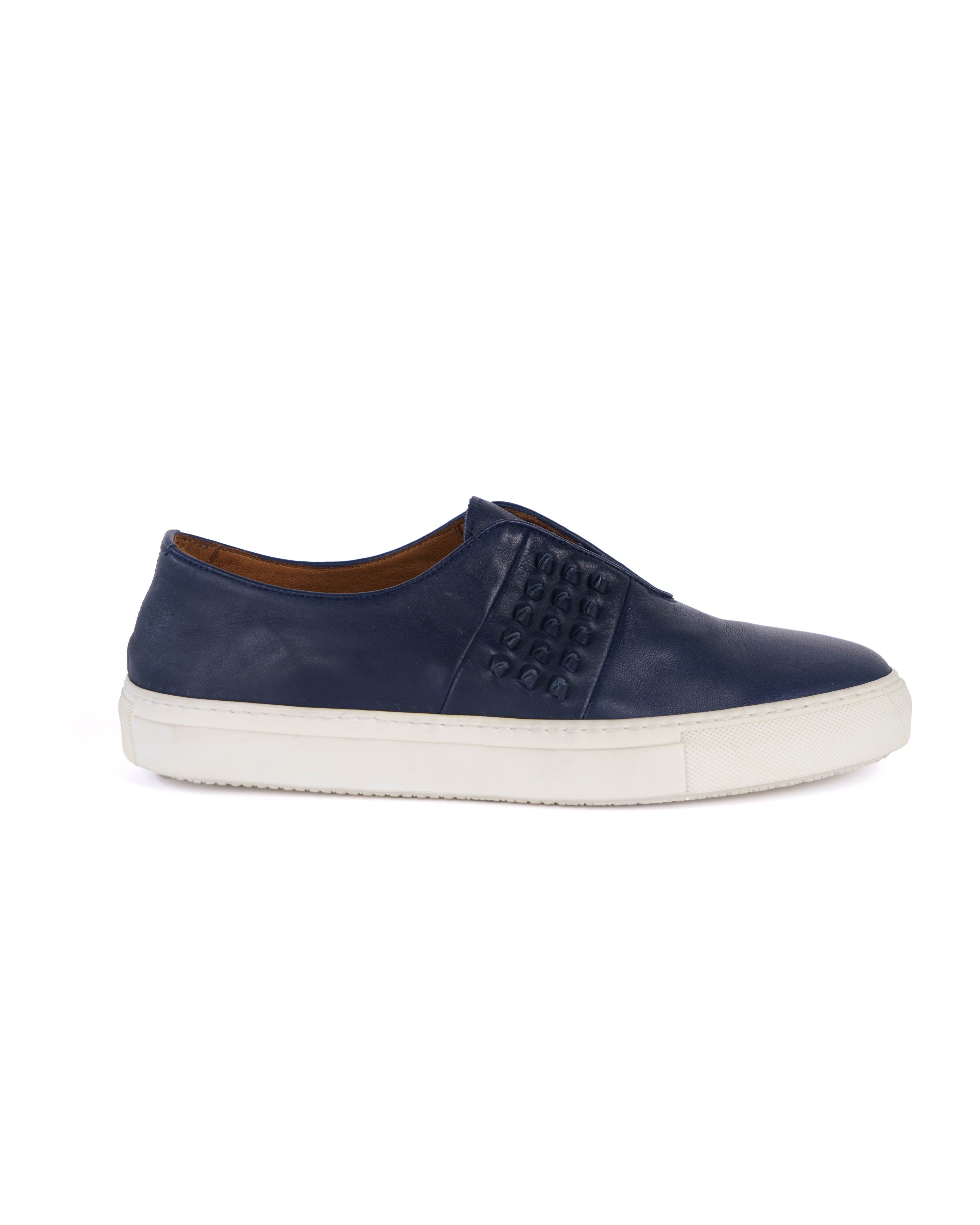 Blue Slip On Shoes - BEVAVA