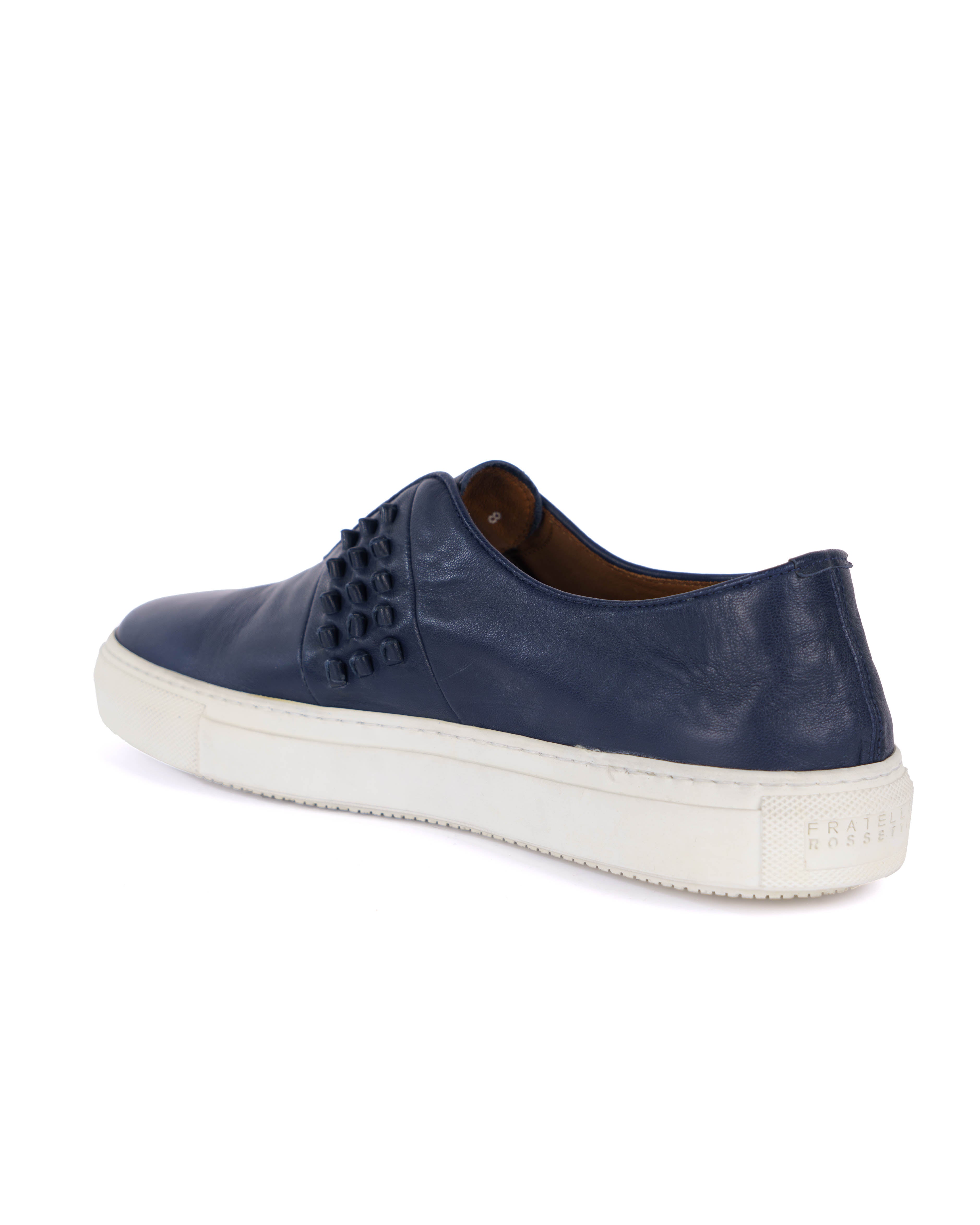 Blue Slip On Shoes - BEVAVA