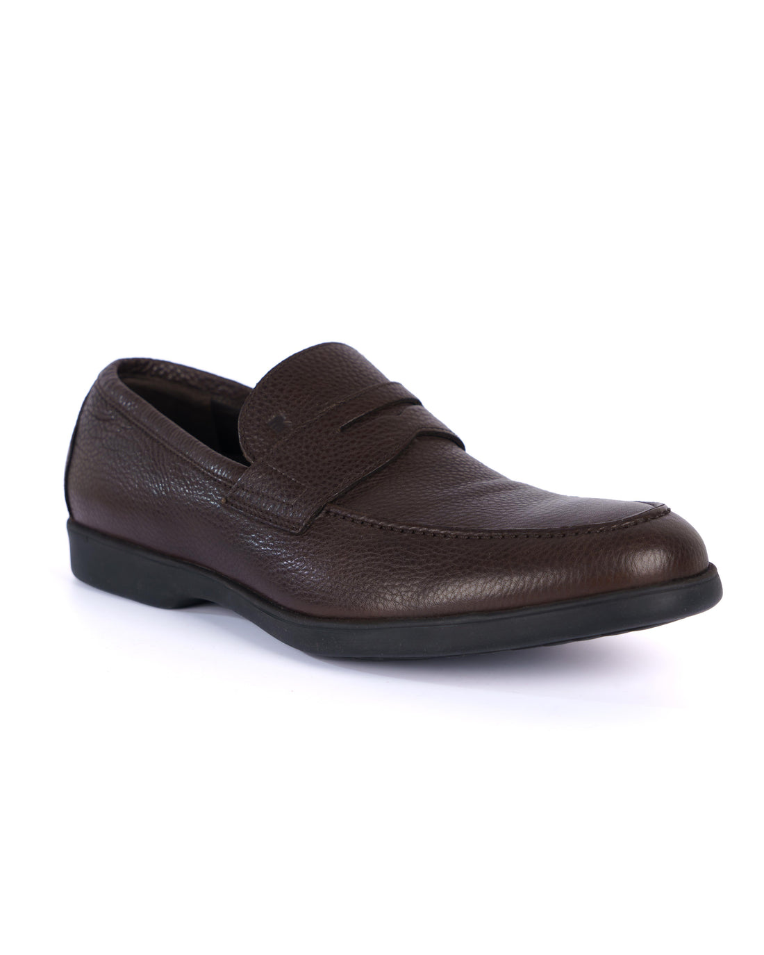Brown Loafer Shoes - BEVAVA