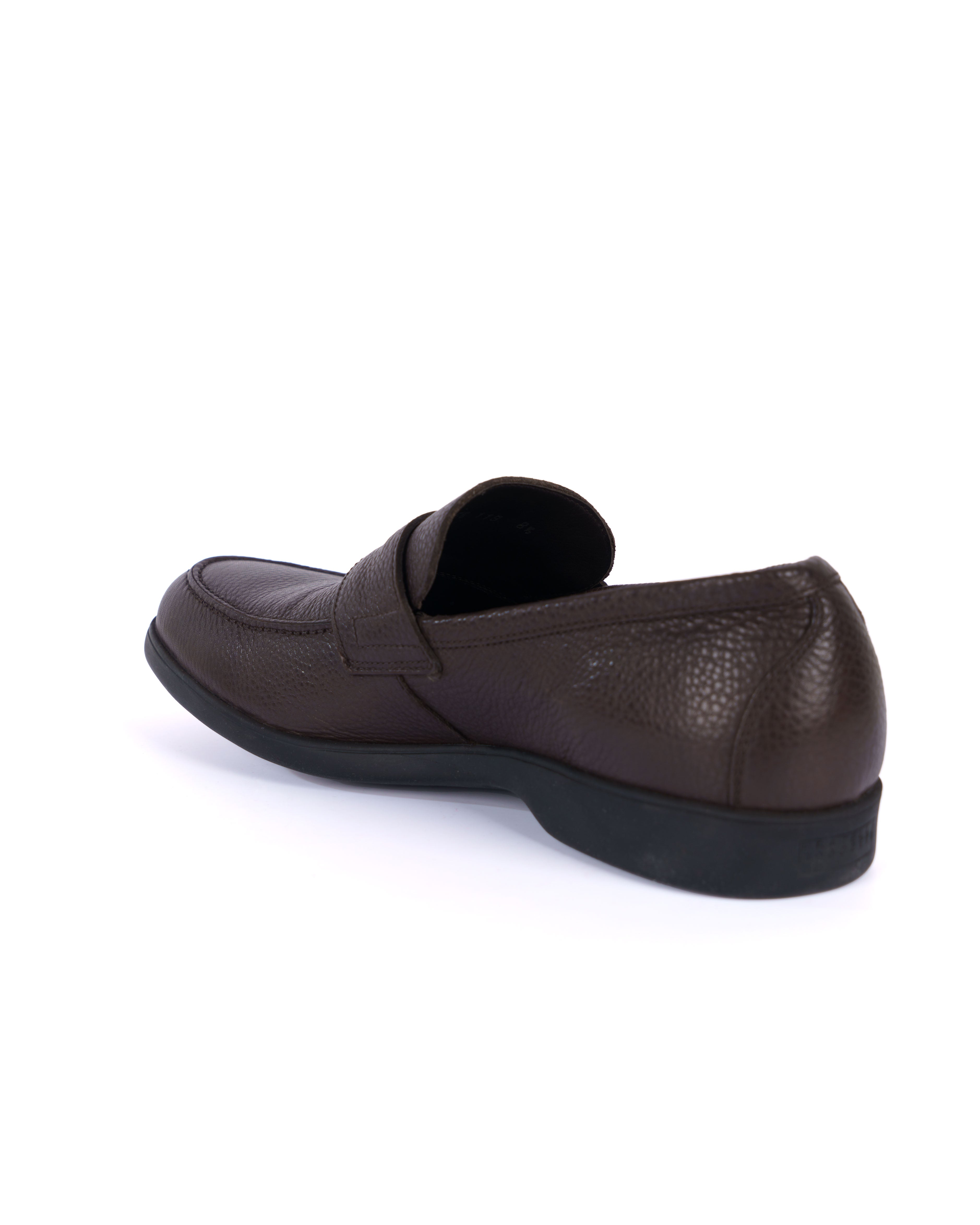 Brown Loafer Shoes - BEVAVA