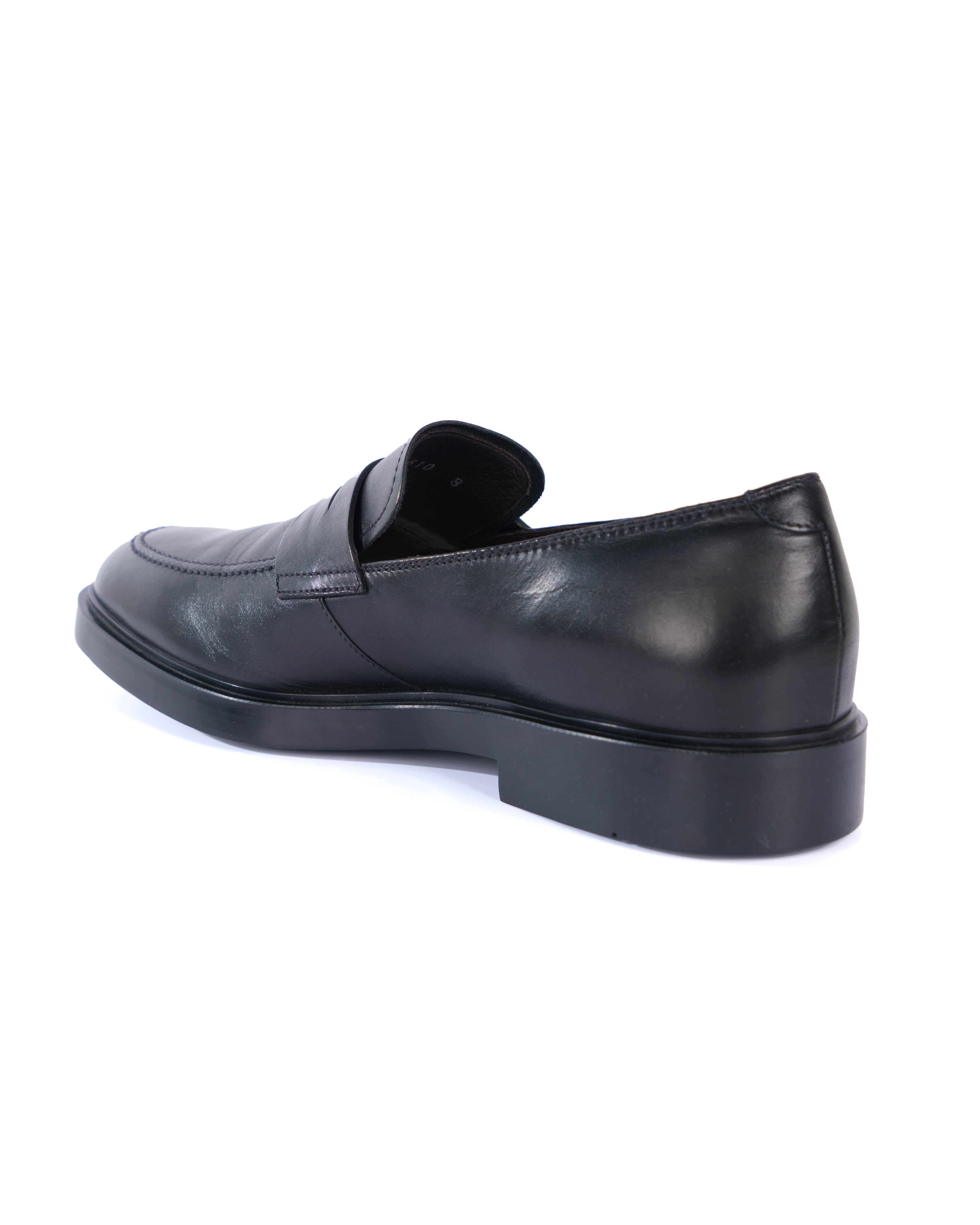 Black Loafer Shoes - BEVAVA